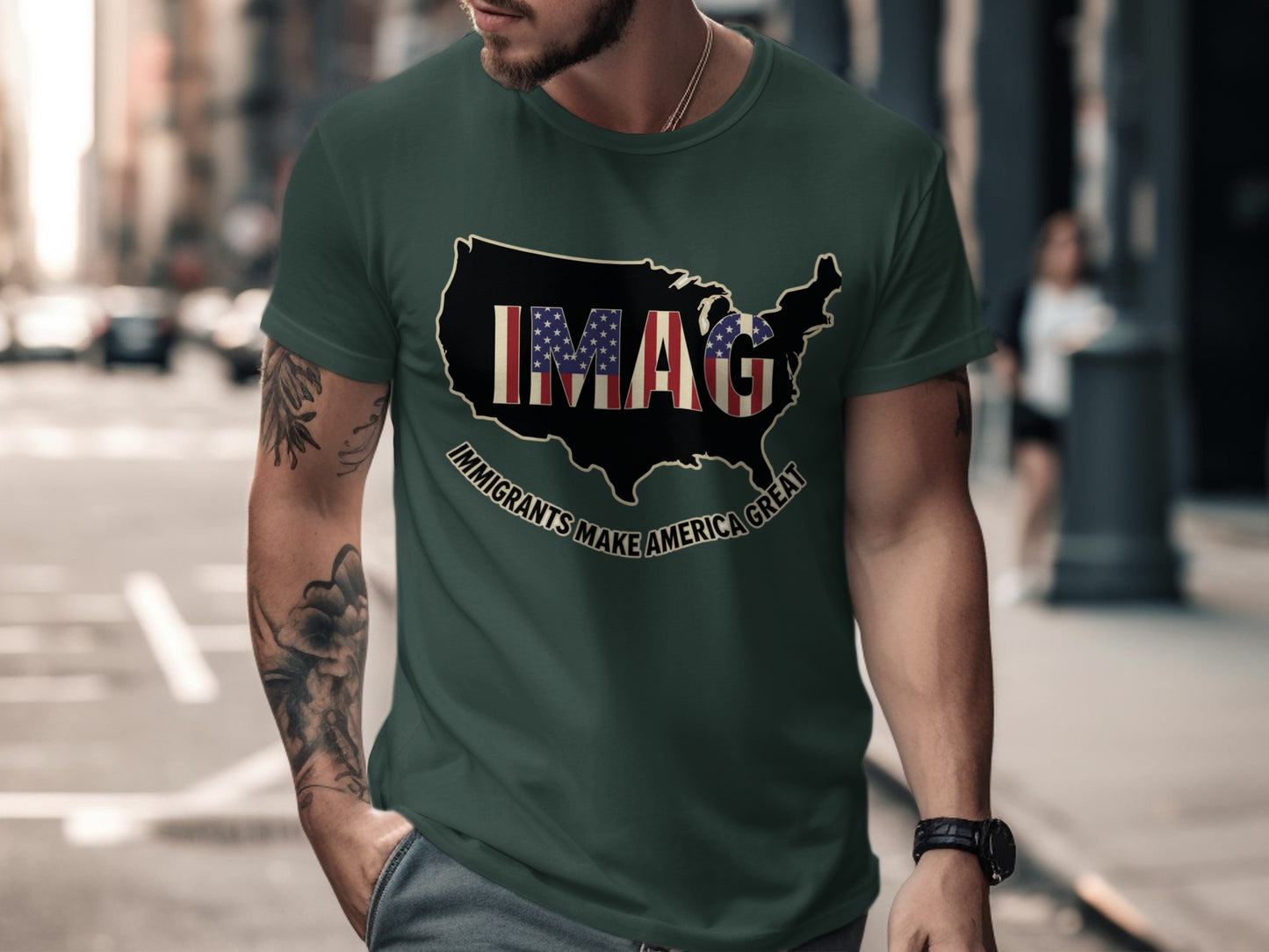 Immigrants Make America Great T Shirt product