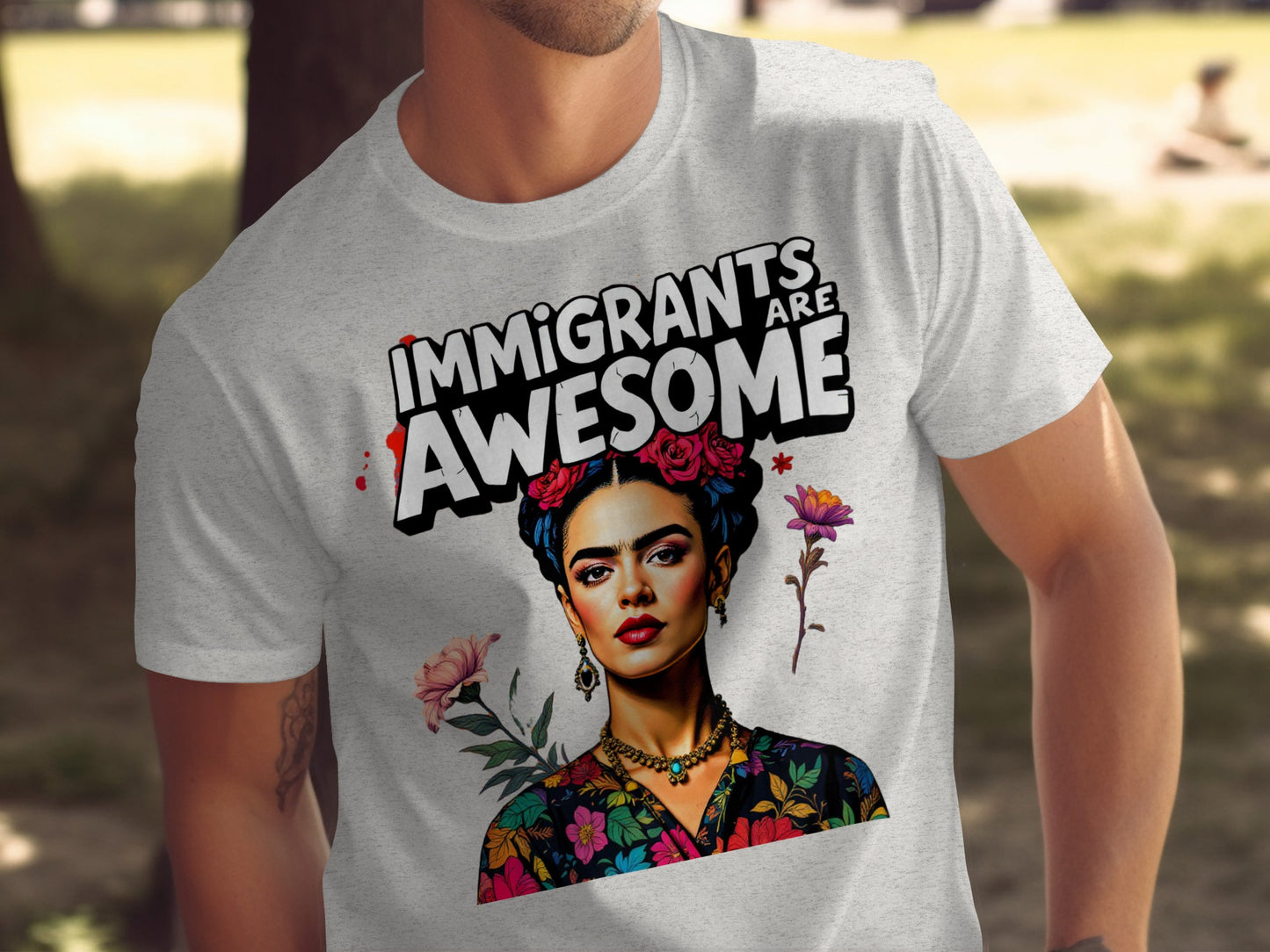 Immigrants Are Awesome T-Shirt unique graphic product