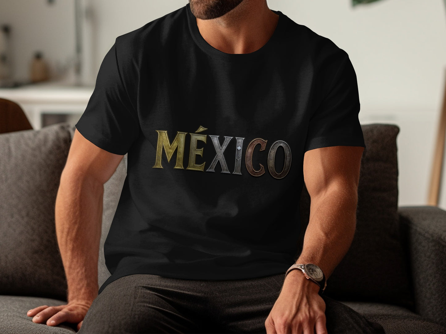 Stylish México Graphic Print Casual Wear Product
