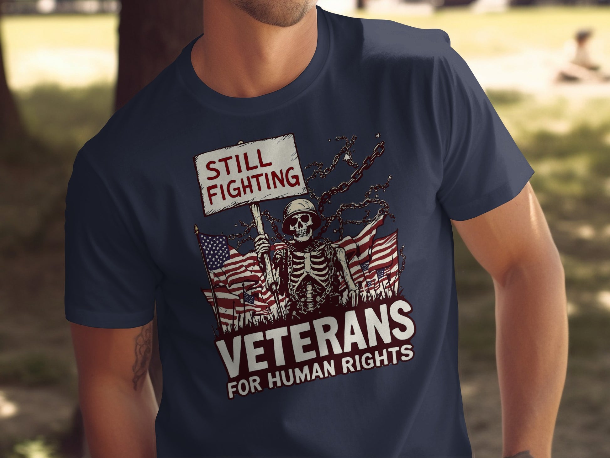 Still Fighting Veterans for Human Rights T-Shirt