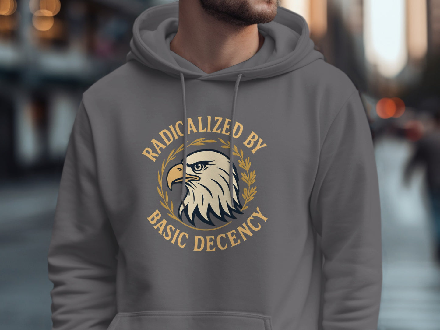 Radicalized By Basic Decency Eagle Graphic product