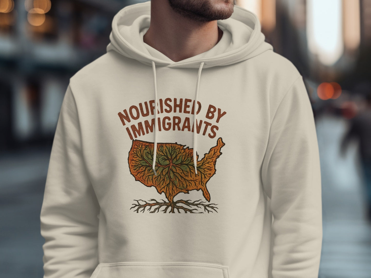 Nourished By Immigrants Graphic Hoodie product