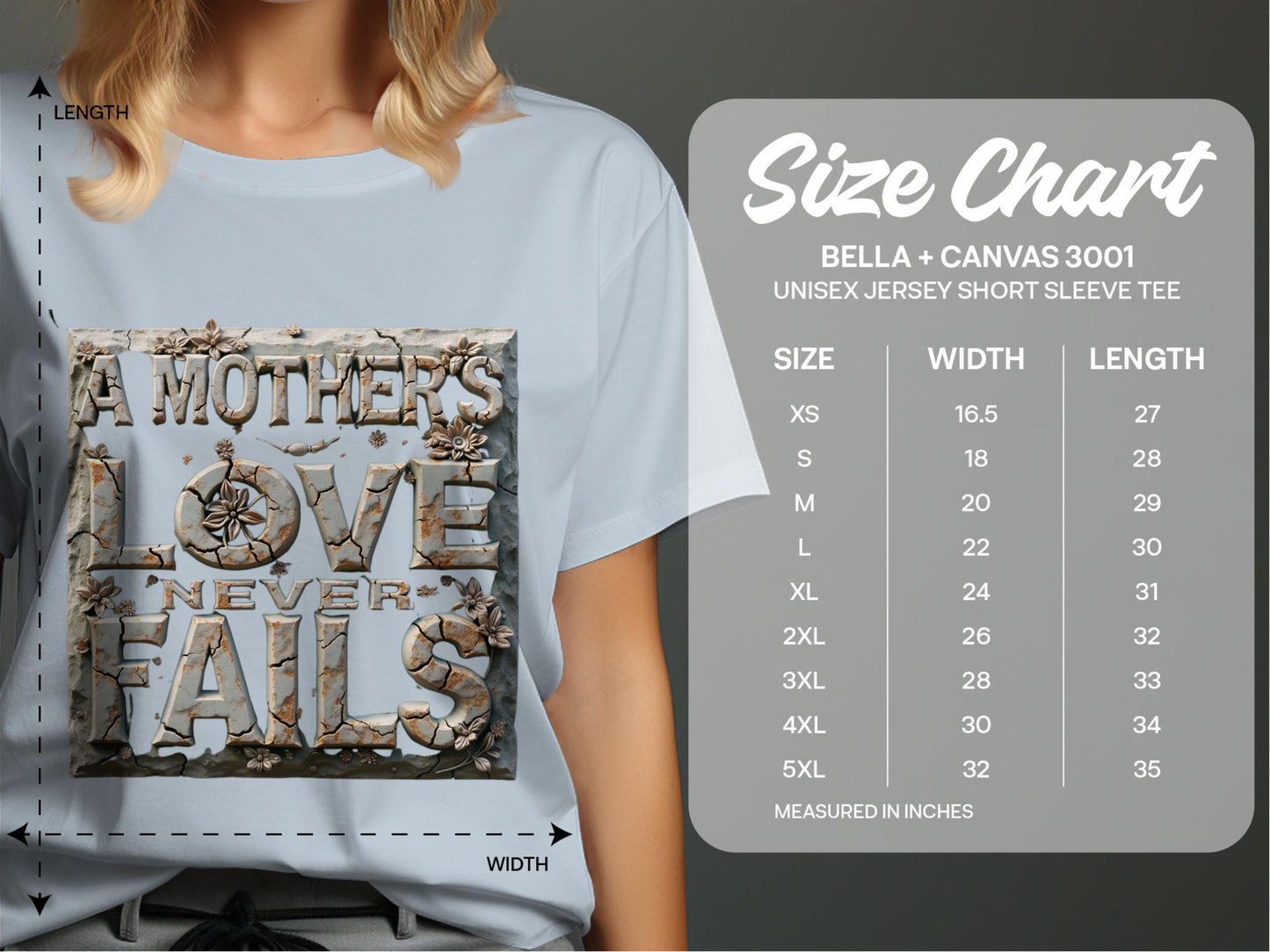 A Mother's Love Never Fails Short Sleeve Tee product