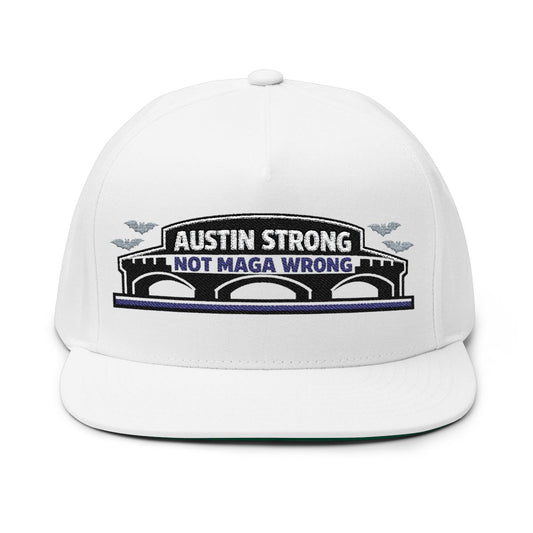 Austin Strong Not MAGA Wrong Embroidered Hat