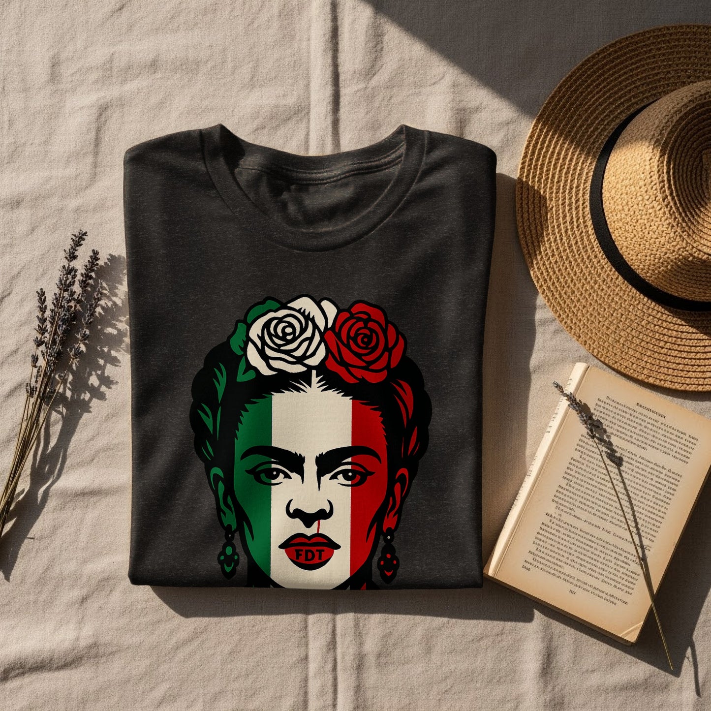 Frida Kahlo Artistic Design Graphic Tee shirt product