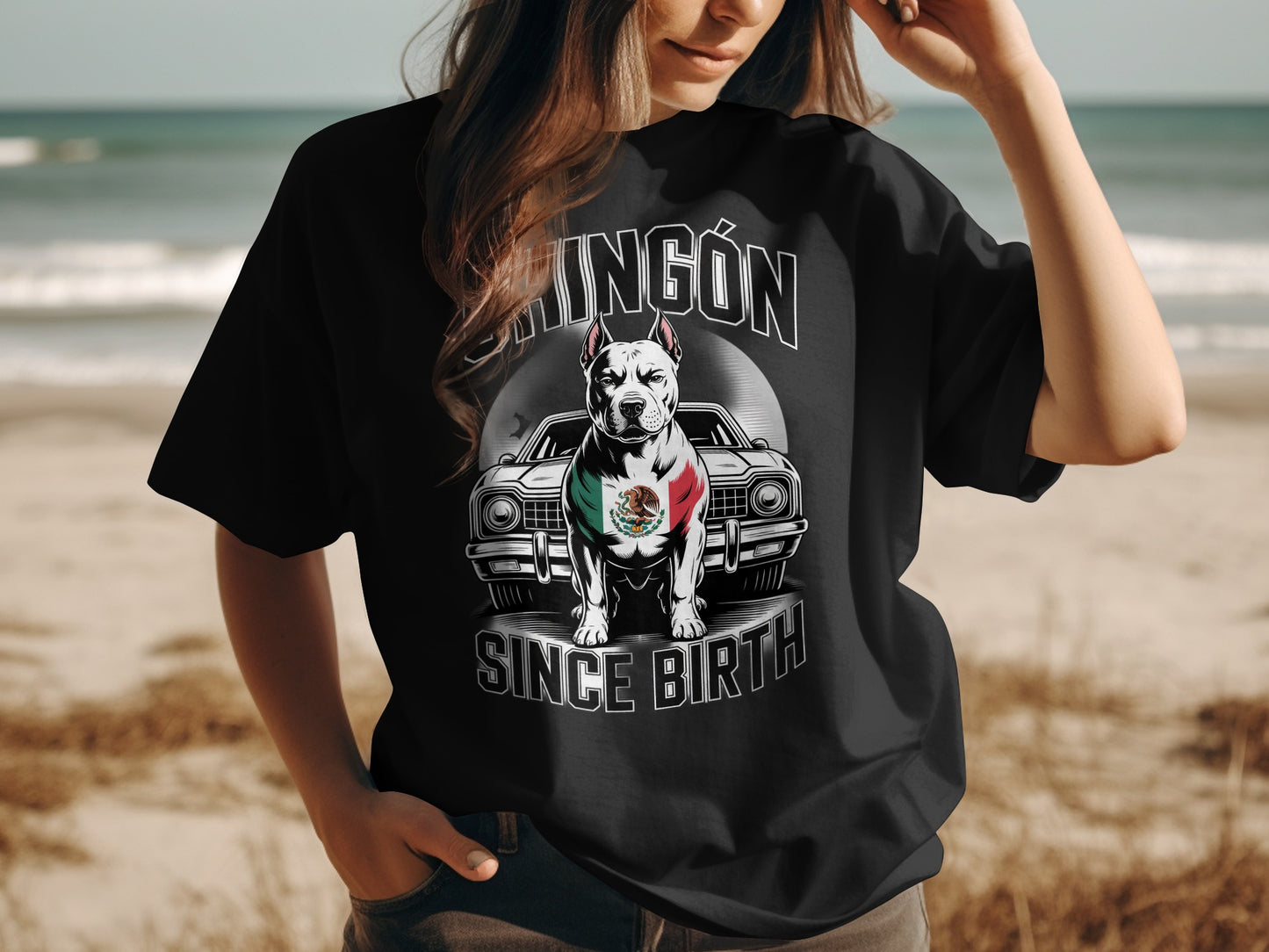 Chingón Since Birth Dog Graphic T-Shirt product