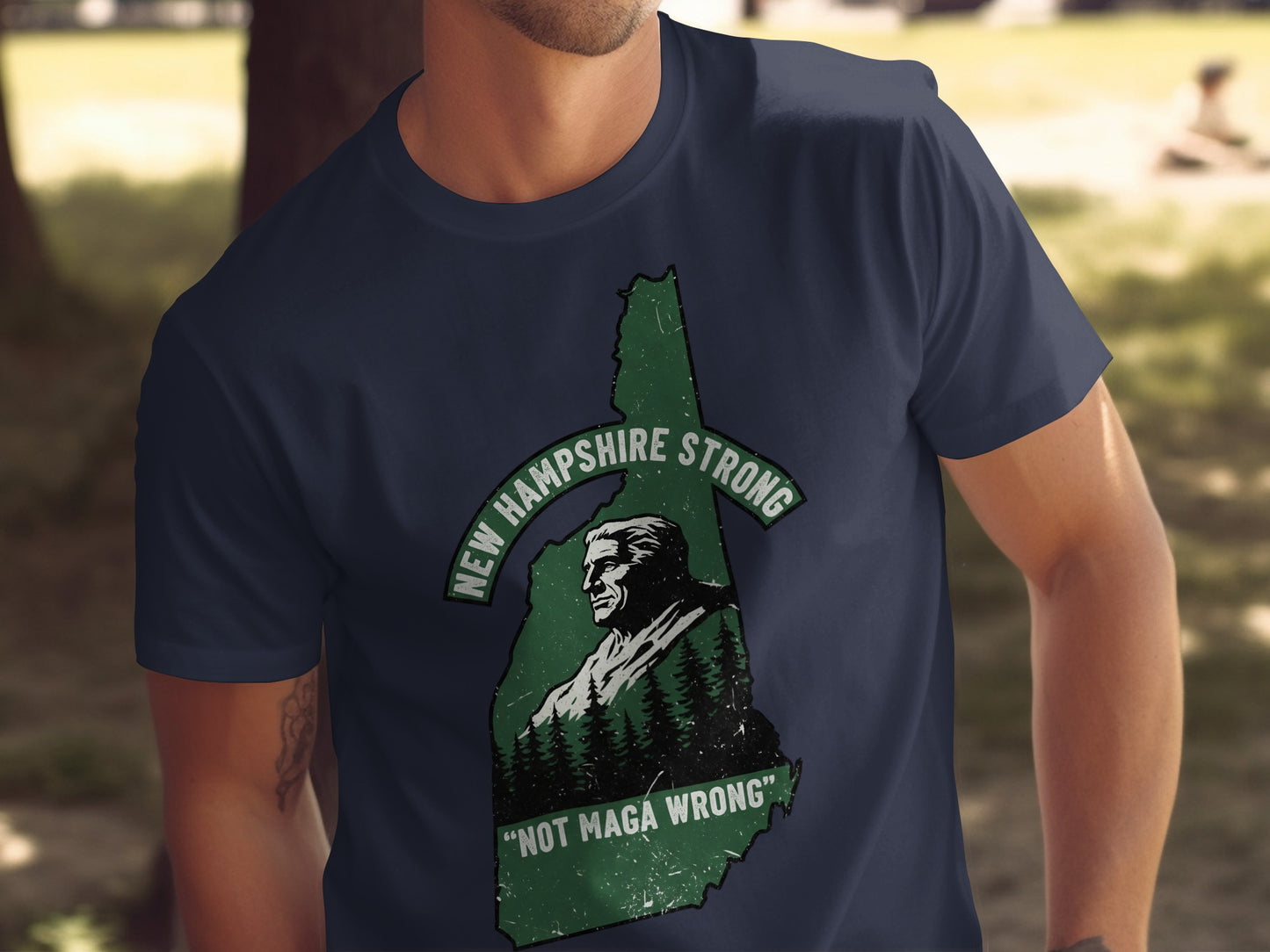 New Hampshire Strong Not Maga Wrong T-Shirt product