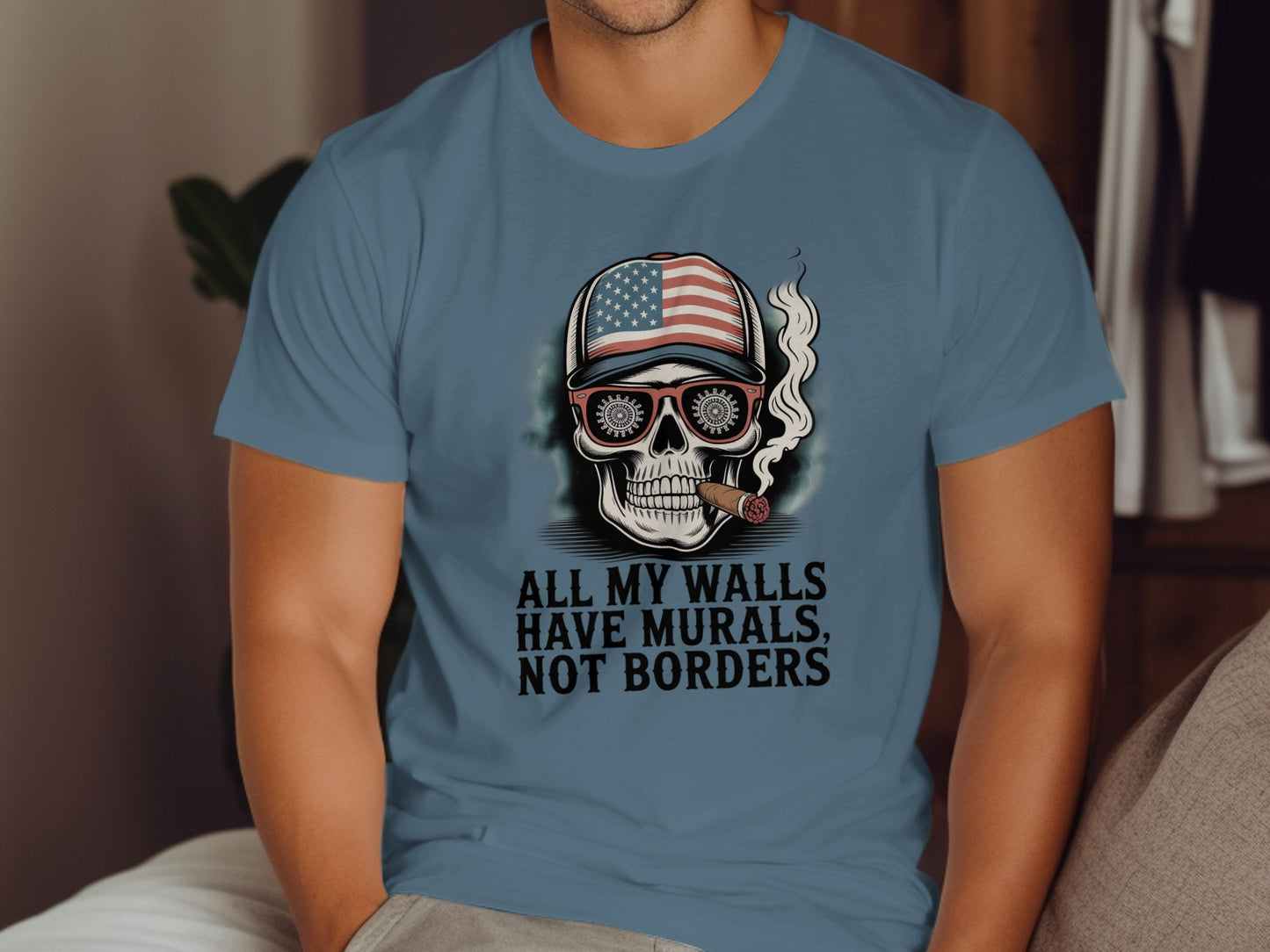 All My Walls Have Murals Not Borders T-shirt product