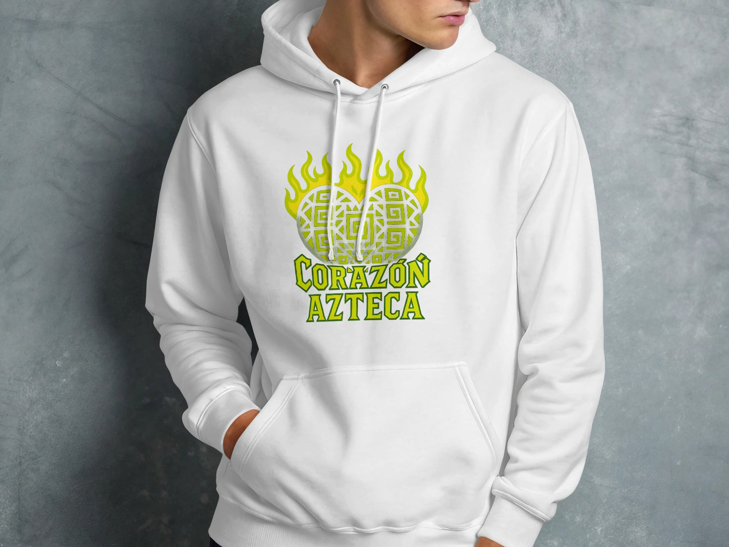 Corazón Azteca Graphic Hoodie Unique Design product