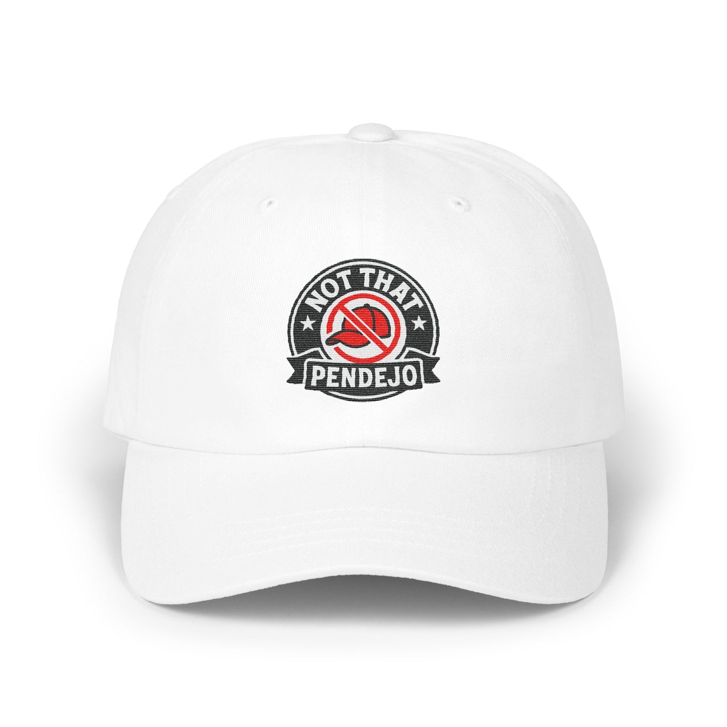 Not That Pendejo Embroidered White Hat product type