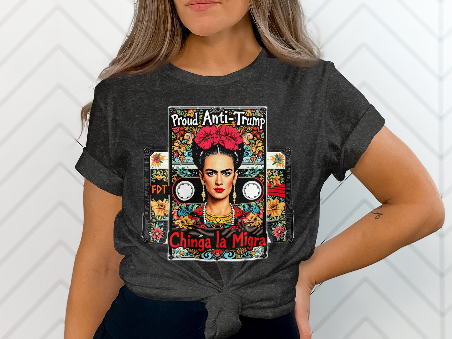 Proud Anti-Trump Chinga la Migra Shirt product