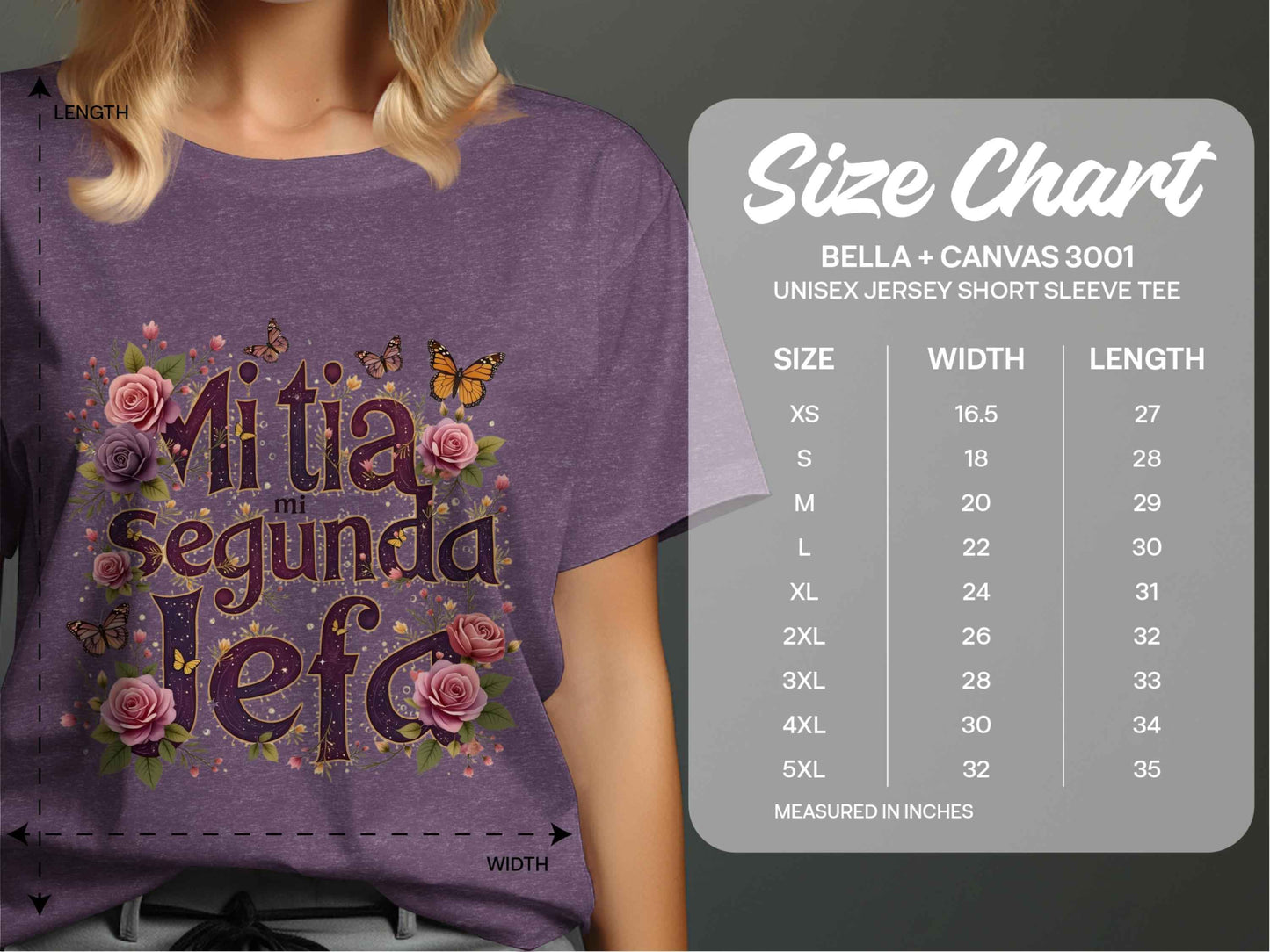 Mom Shirts: Floral Butterflies Tee for Second Boss Ladies