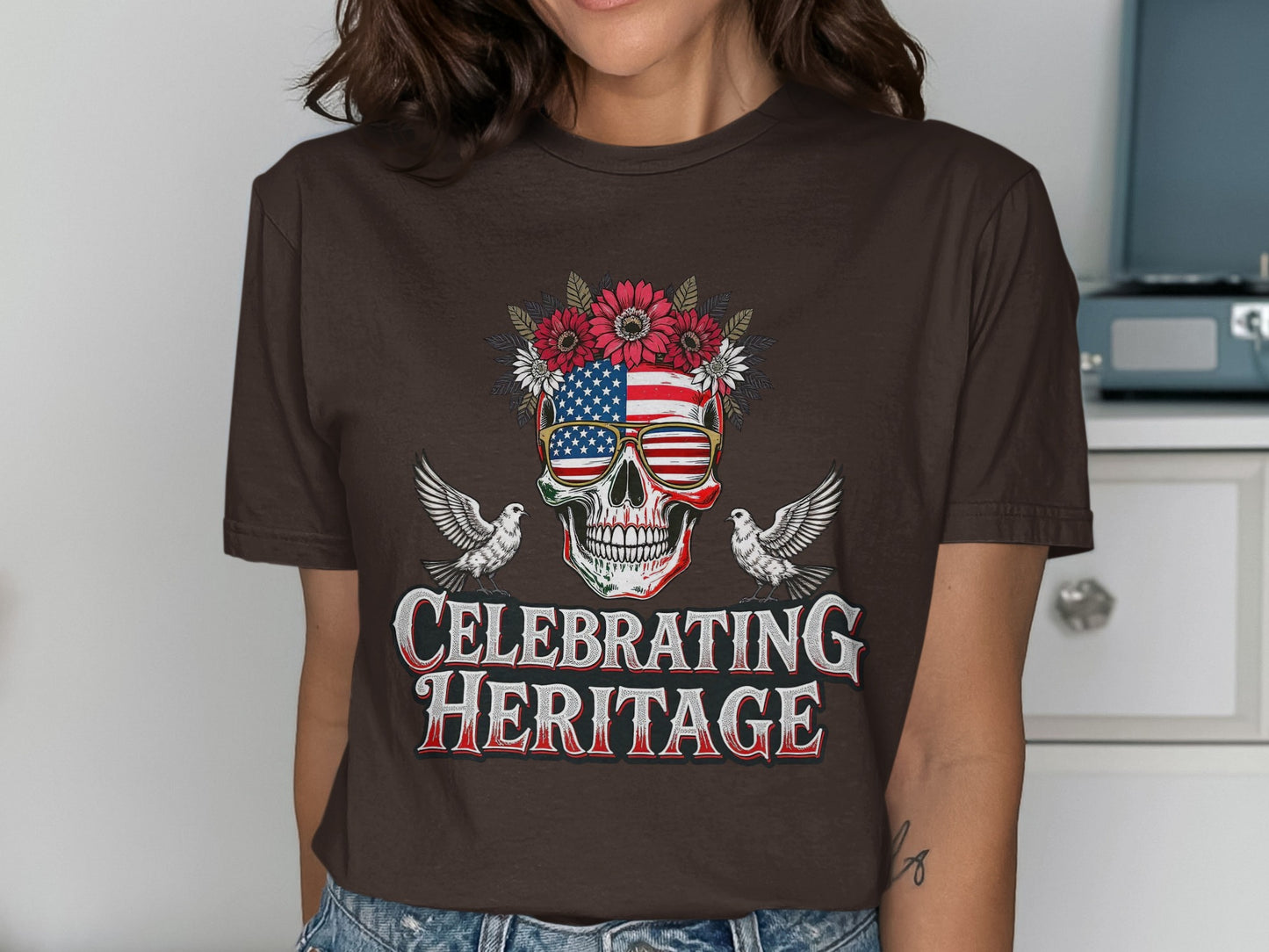 Celebrating Heritage Skull Graphic Tee product