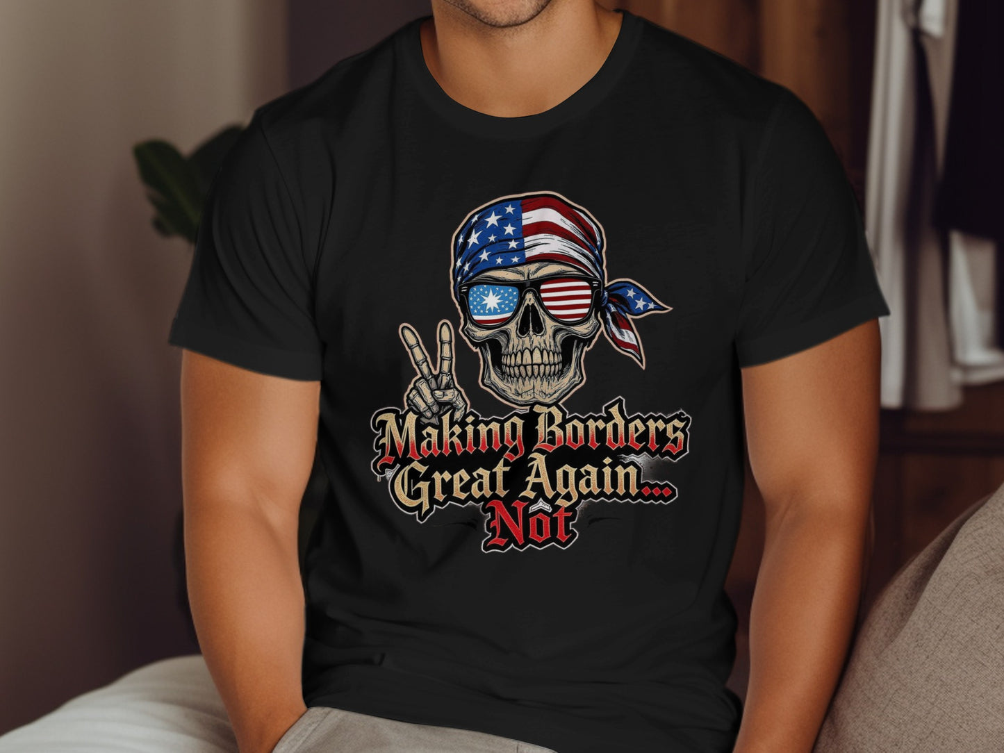 Making Borders Great Again Not Graphic T-Shirt product