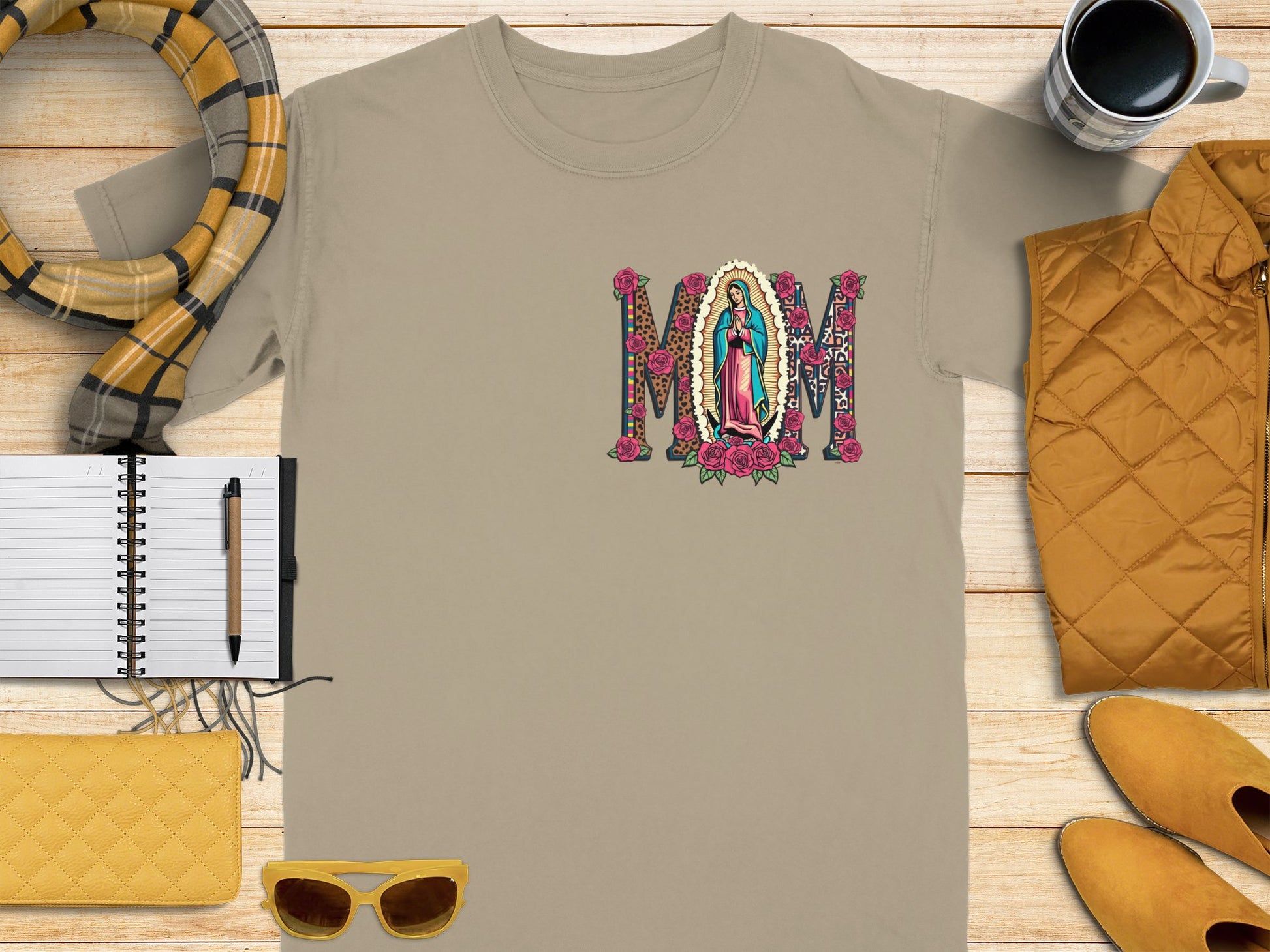 Colorful Graphic MOM Design T-Shirt product type