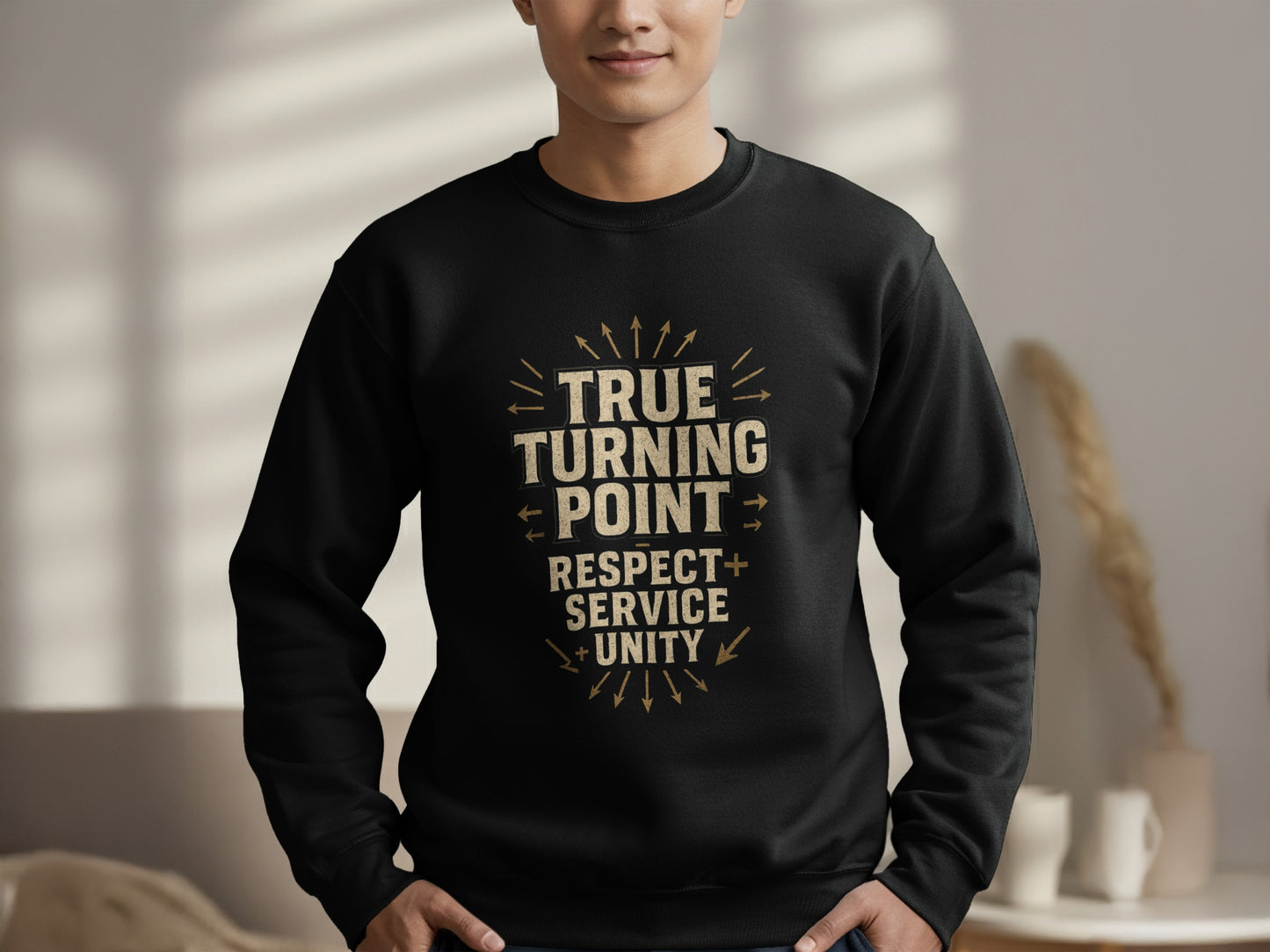 True Turning Point Respect Service Unity sweatshirt product