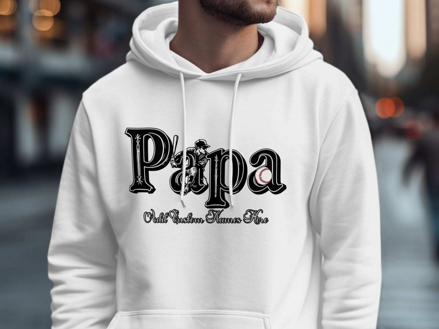 Papa Child Custom Names Personalized Hoodie product type