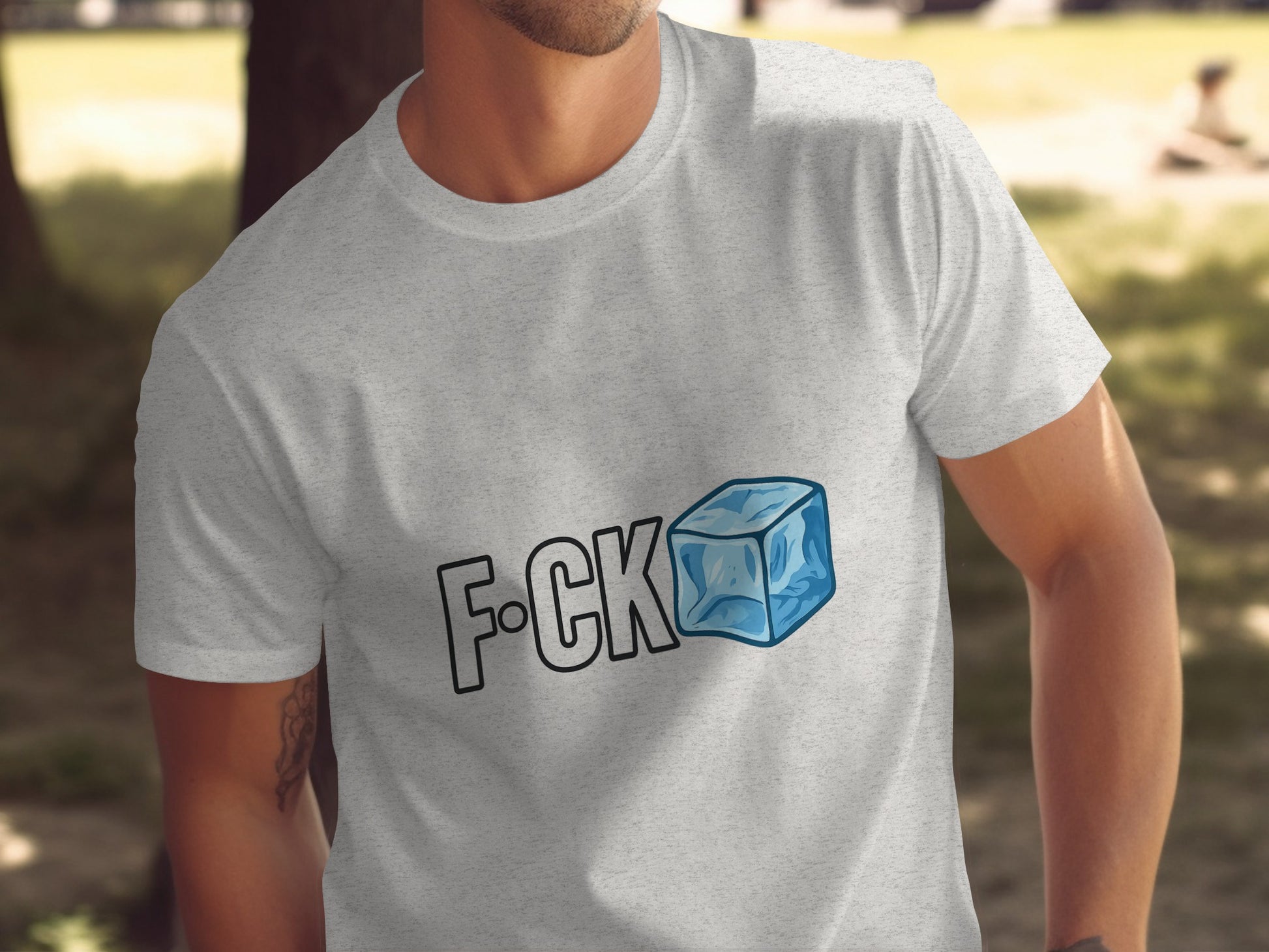 Bold Statement Ice Cube Graphic Tee Shirt Product