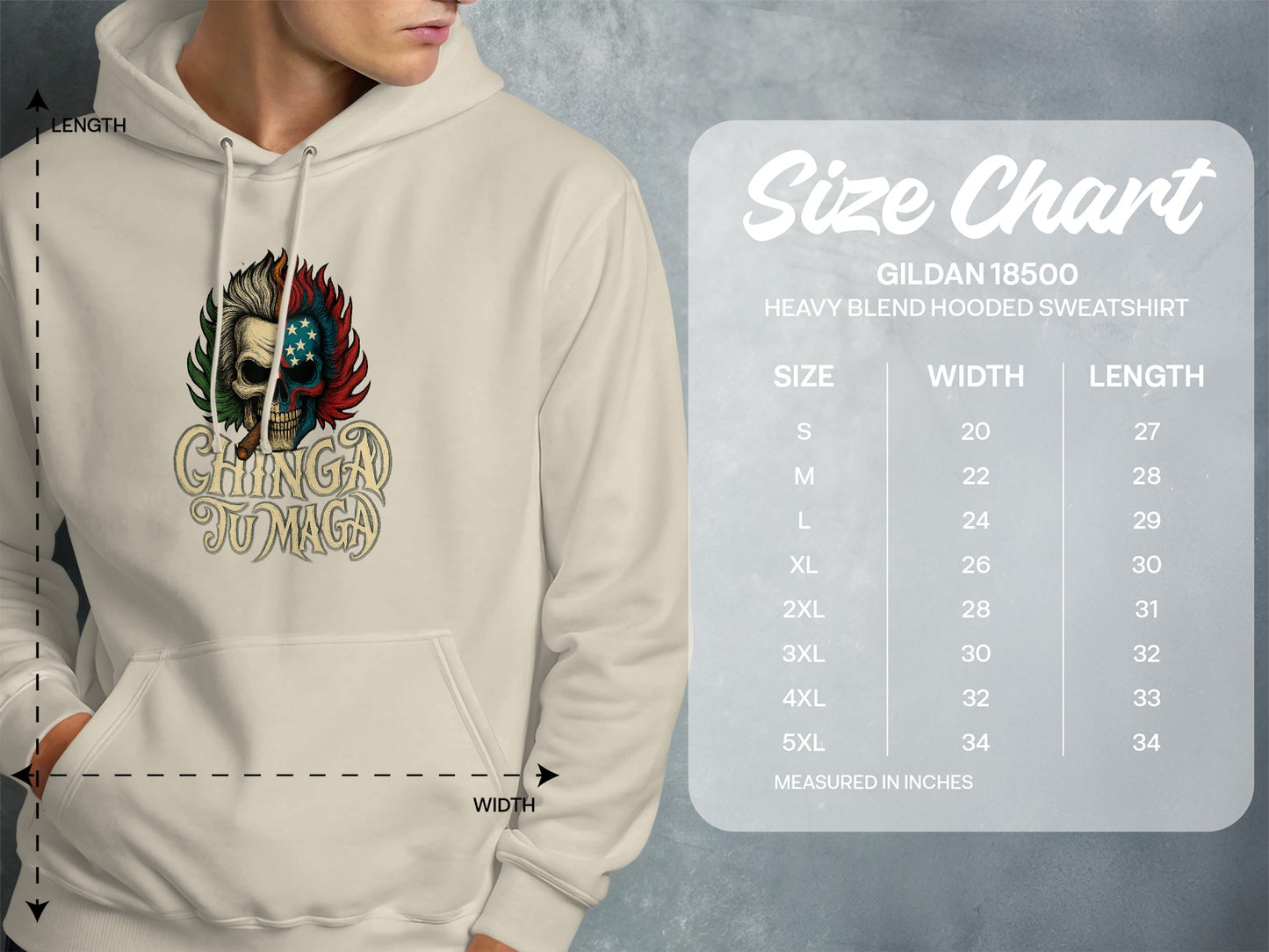 Stylish Chiricahua Apache Design Hooded Sweatshirt product type