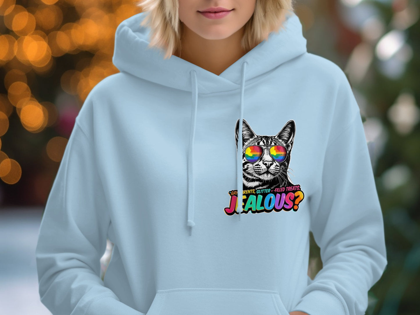 Retro Cat Graphic Hoodie With Unique Style product