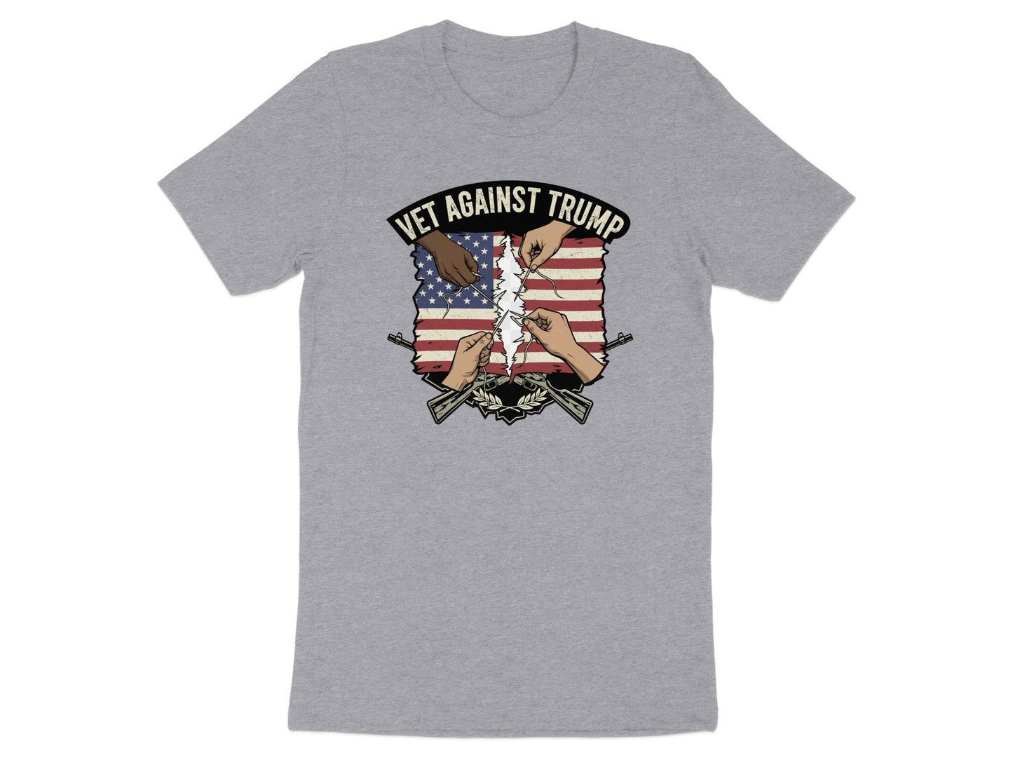 Vet Against Trump Graphic T-Shirt product