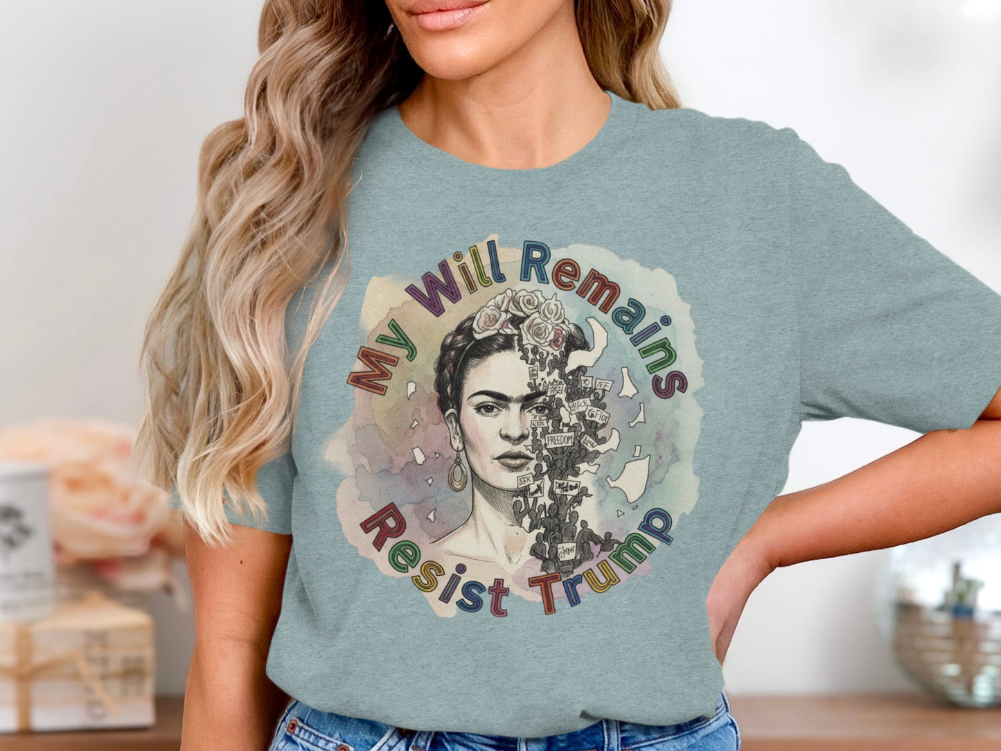 My Will Remains Resist Trump T-shirt product