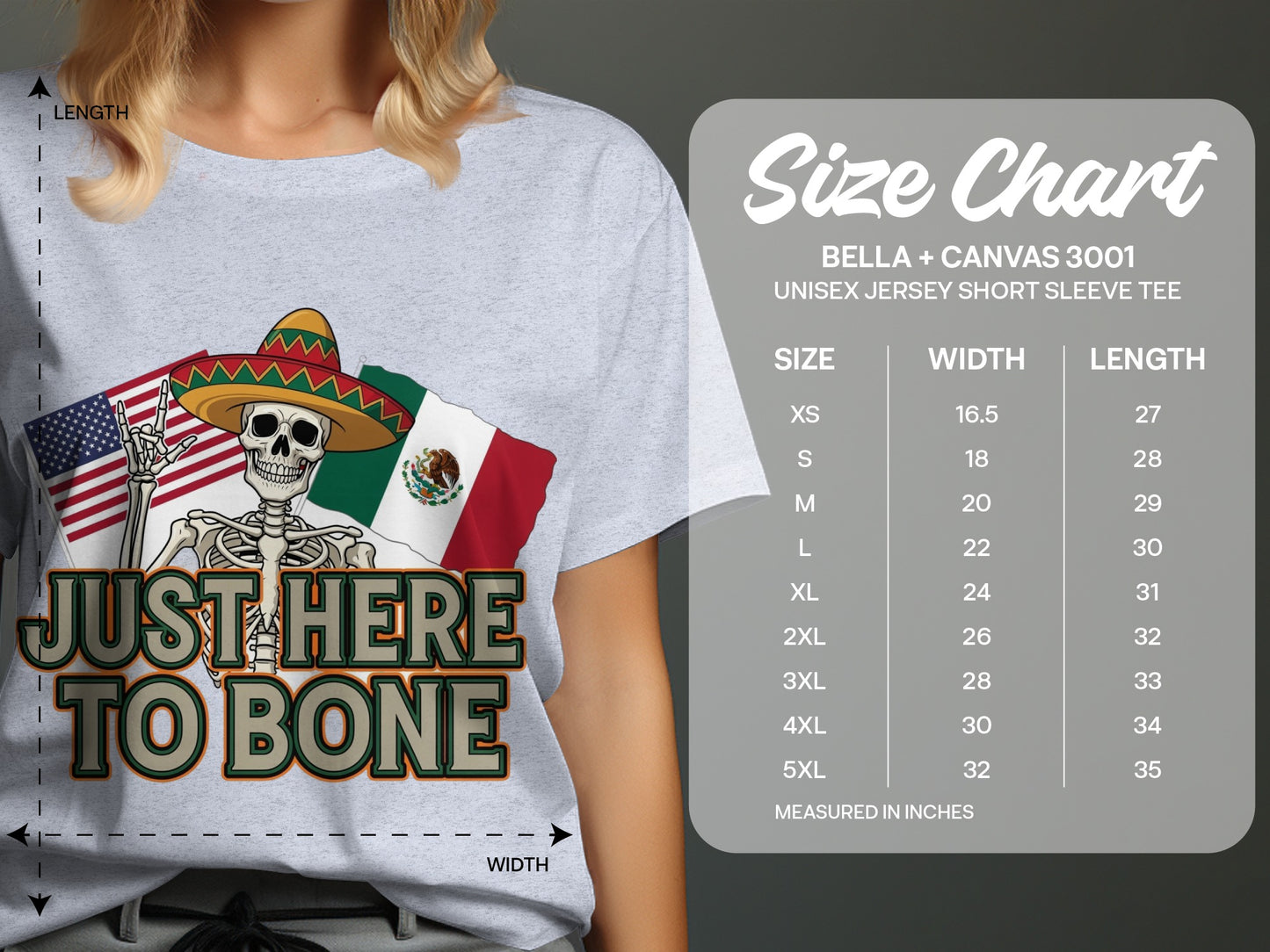 Just Here to Bone Graphic Tee Product