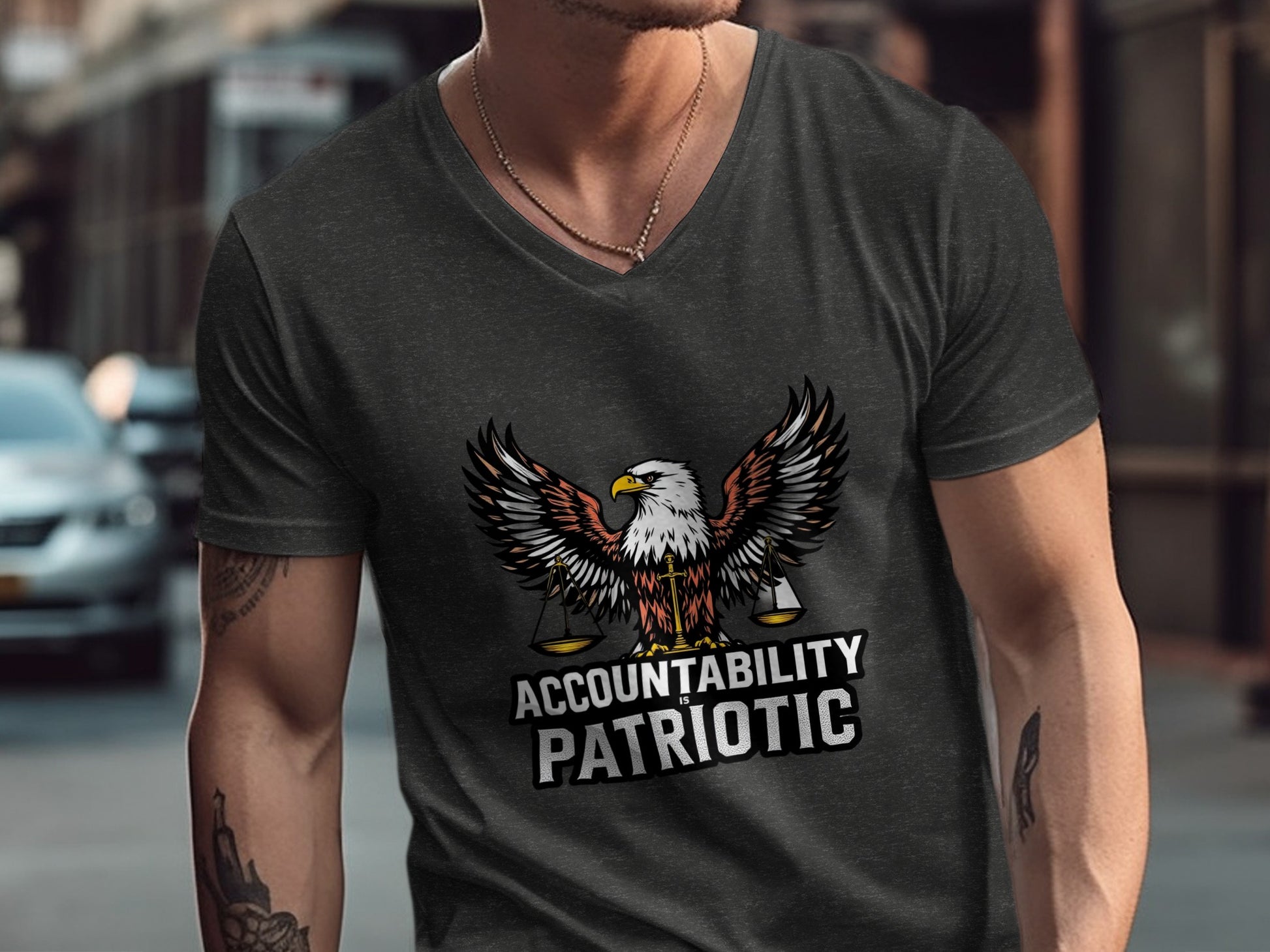 Accountability Patriotic Graphic T-Shirt product type