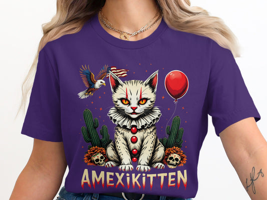 Amexikitten Graphic Fashion Casual Trendy Shirt product