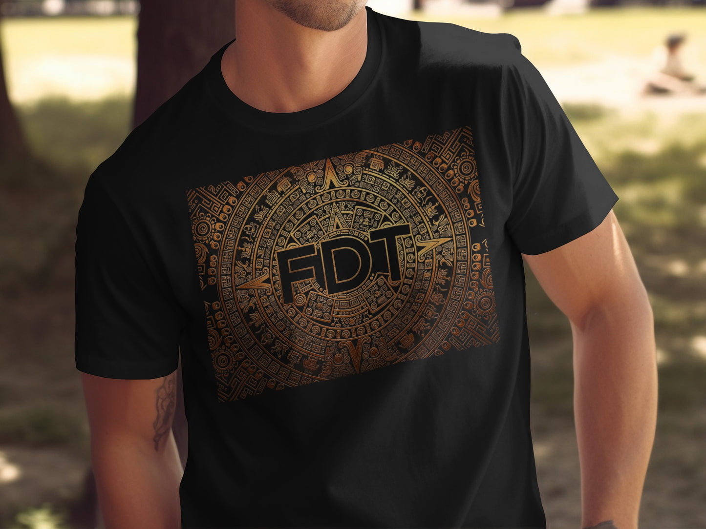 FDT Graphic Design Black T-Shirt Best Looking Product