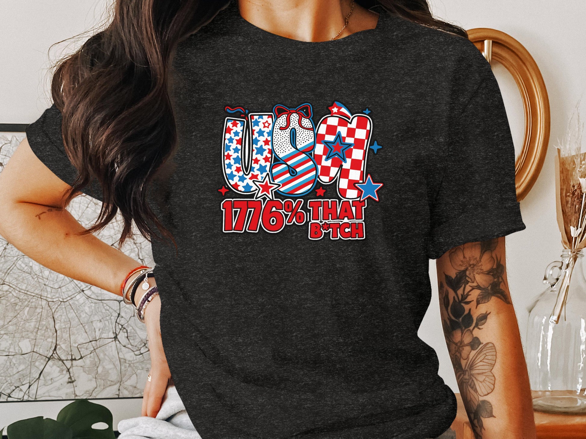 USA 1776% That B*tch Graphic Tee product