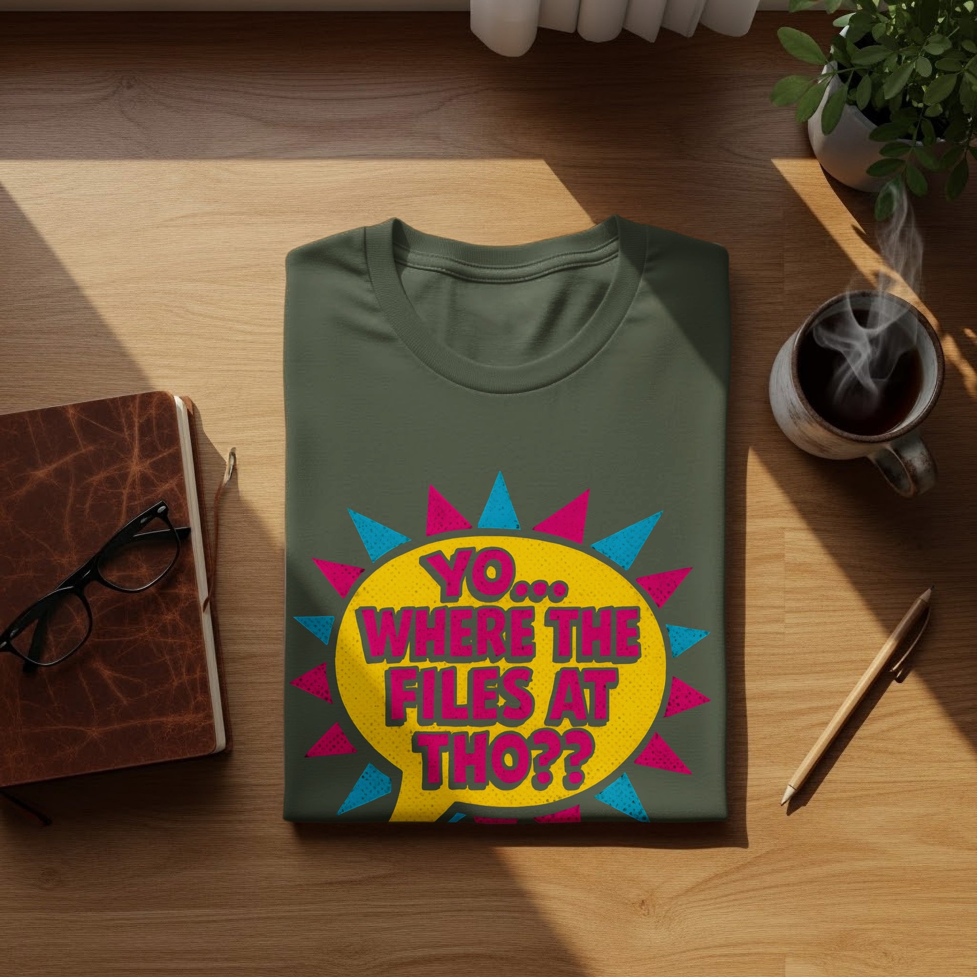 Yo... Where the Files at Tho? Shirt product type