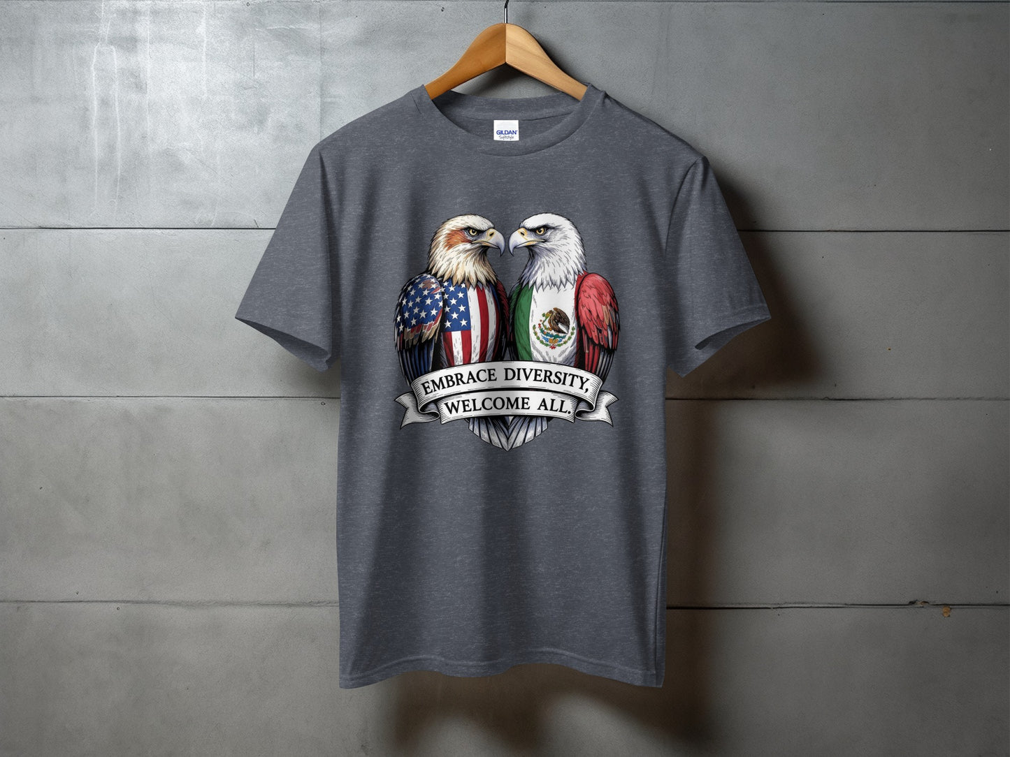 Embrace Diversity Welcome All Graphic Design Shirt product type