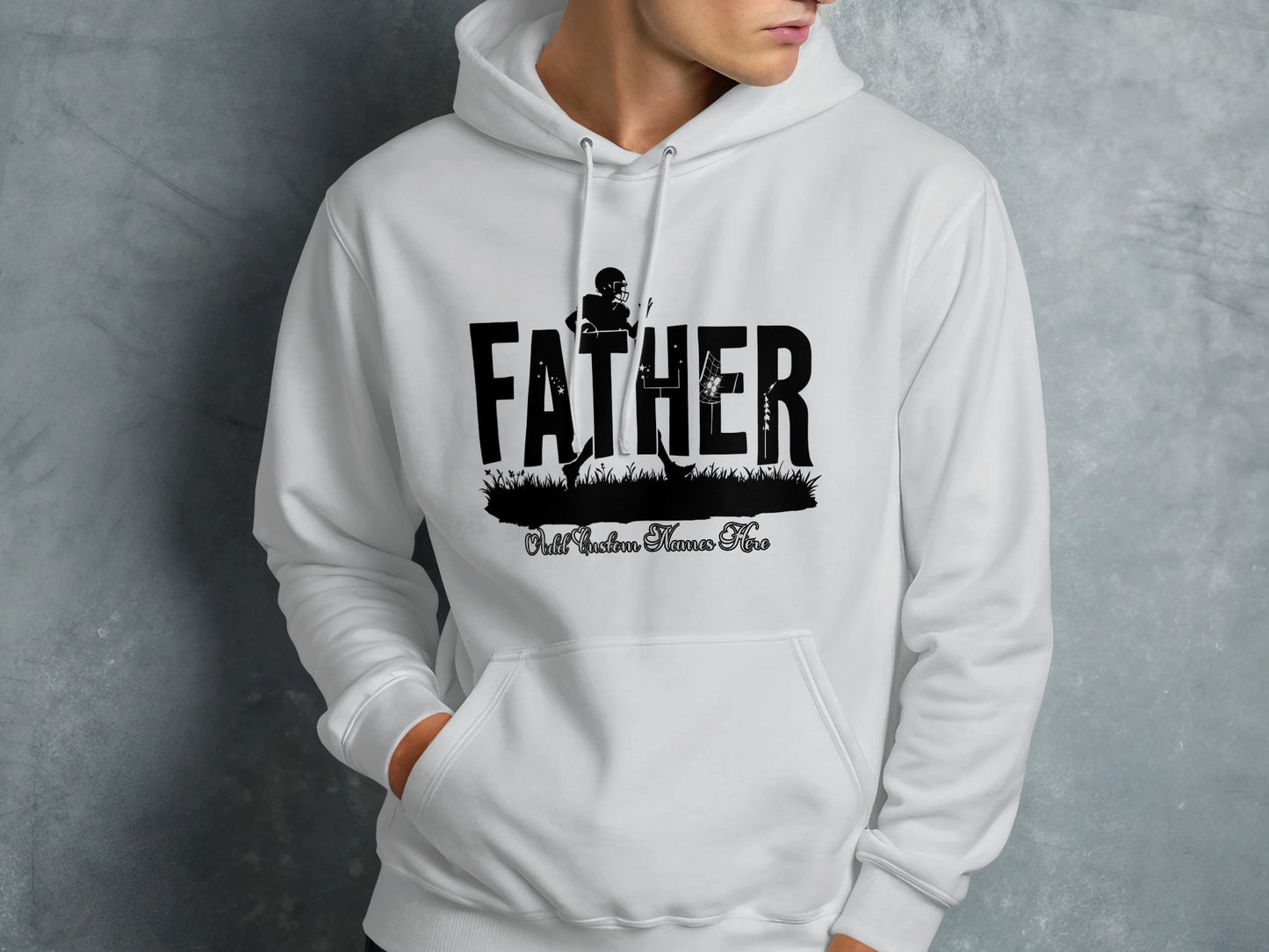 Father with Child Silhouette Graphic Hoodie product