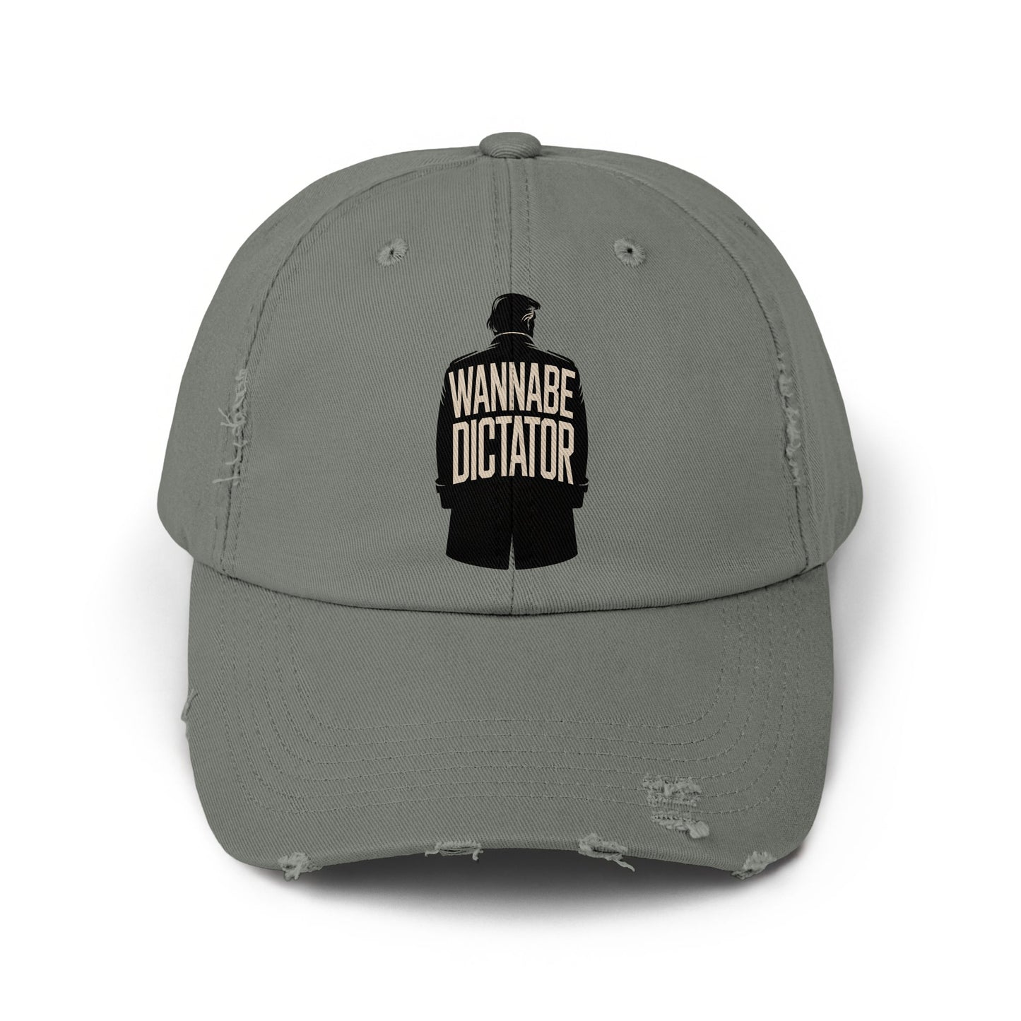 Wannabe Dictator Graphic Distressed Baseball Cap product type