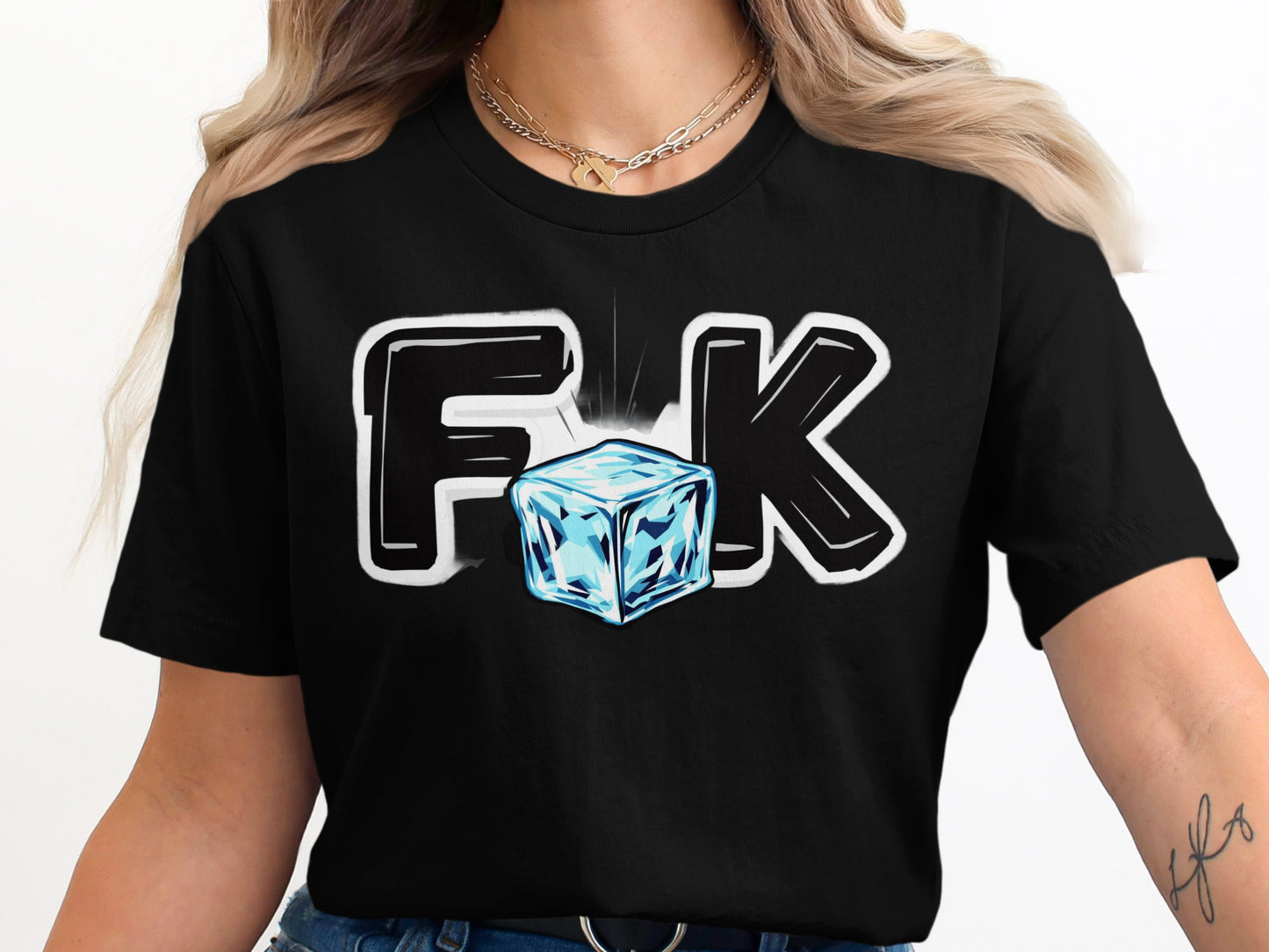 F K Ice Cube Graphic Tee Standout Fashion Statement product type