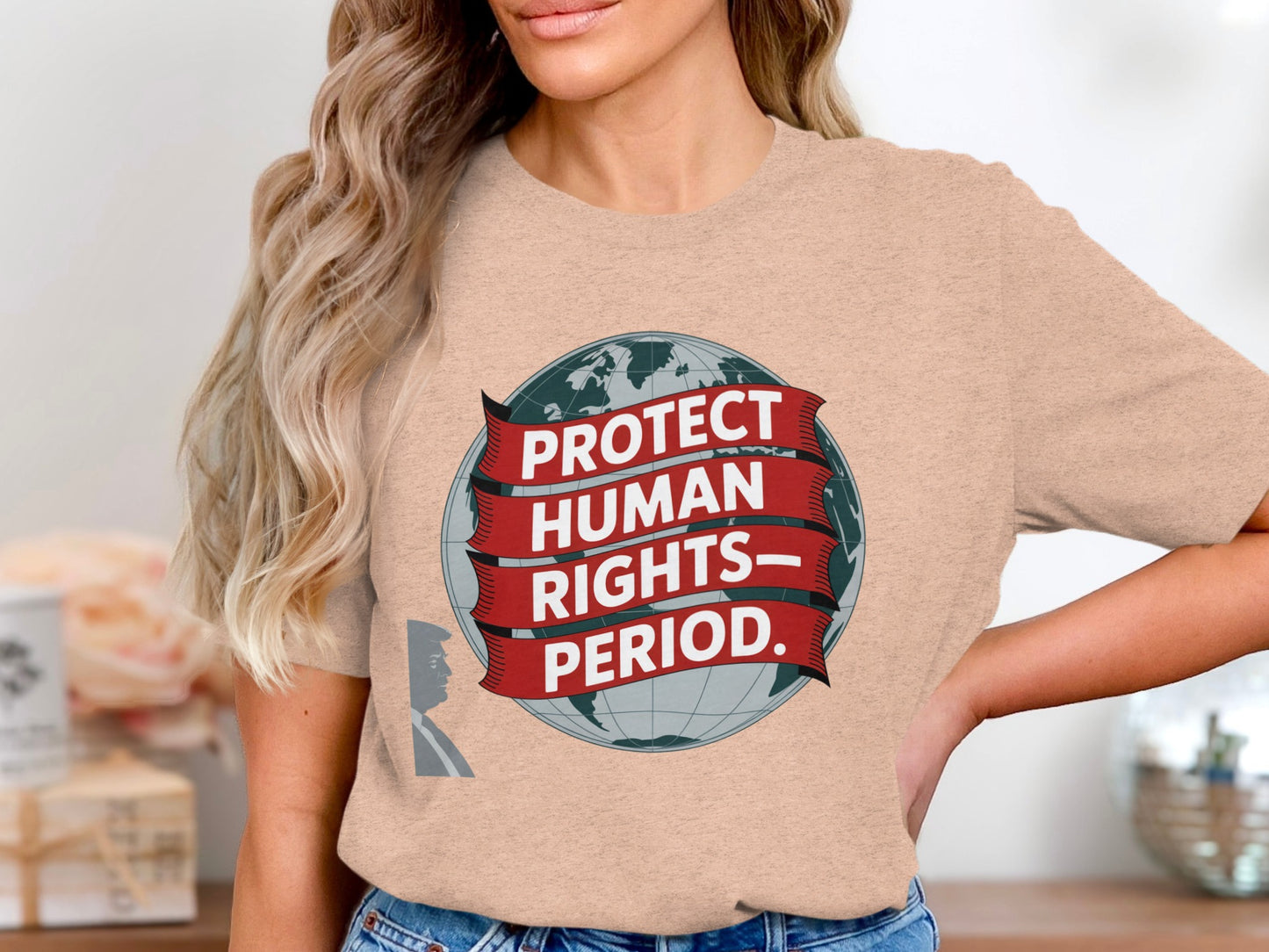 Protect Human Rights Period Graphic Shirt product