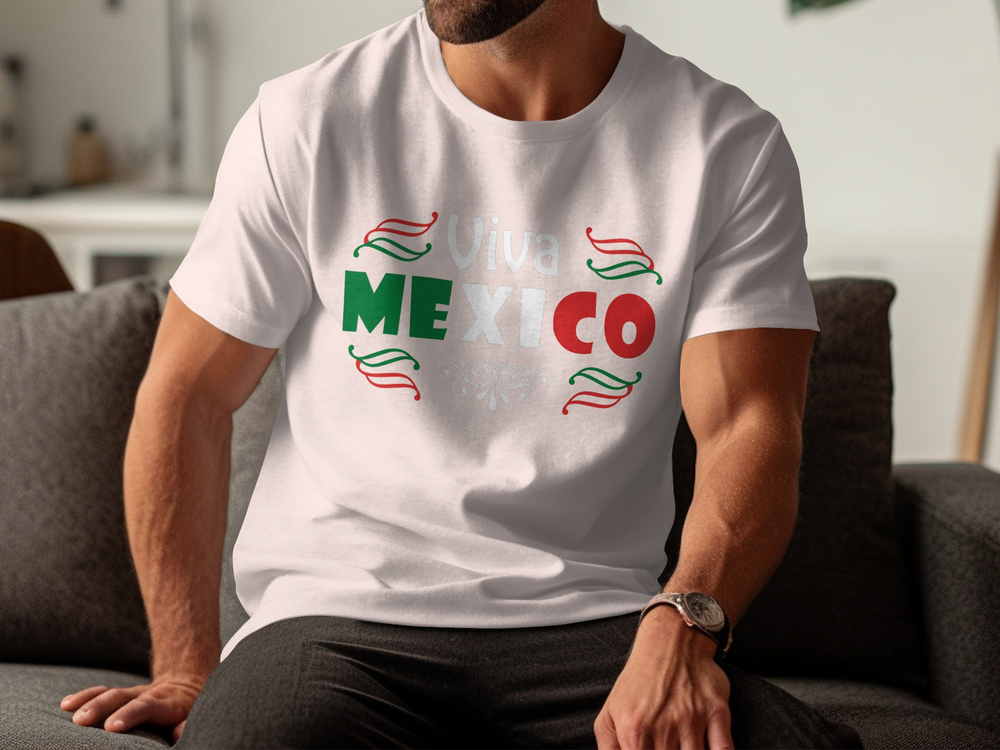 Viva Mexico Graphic White Short Sleeve Tee product type