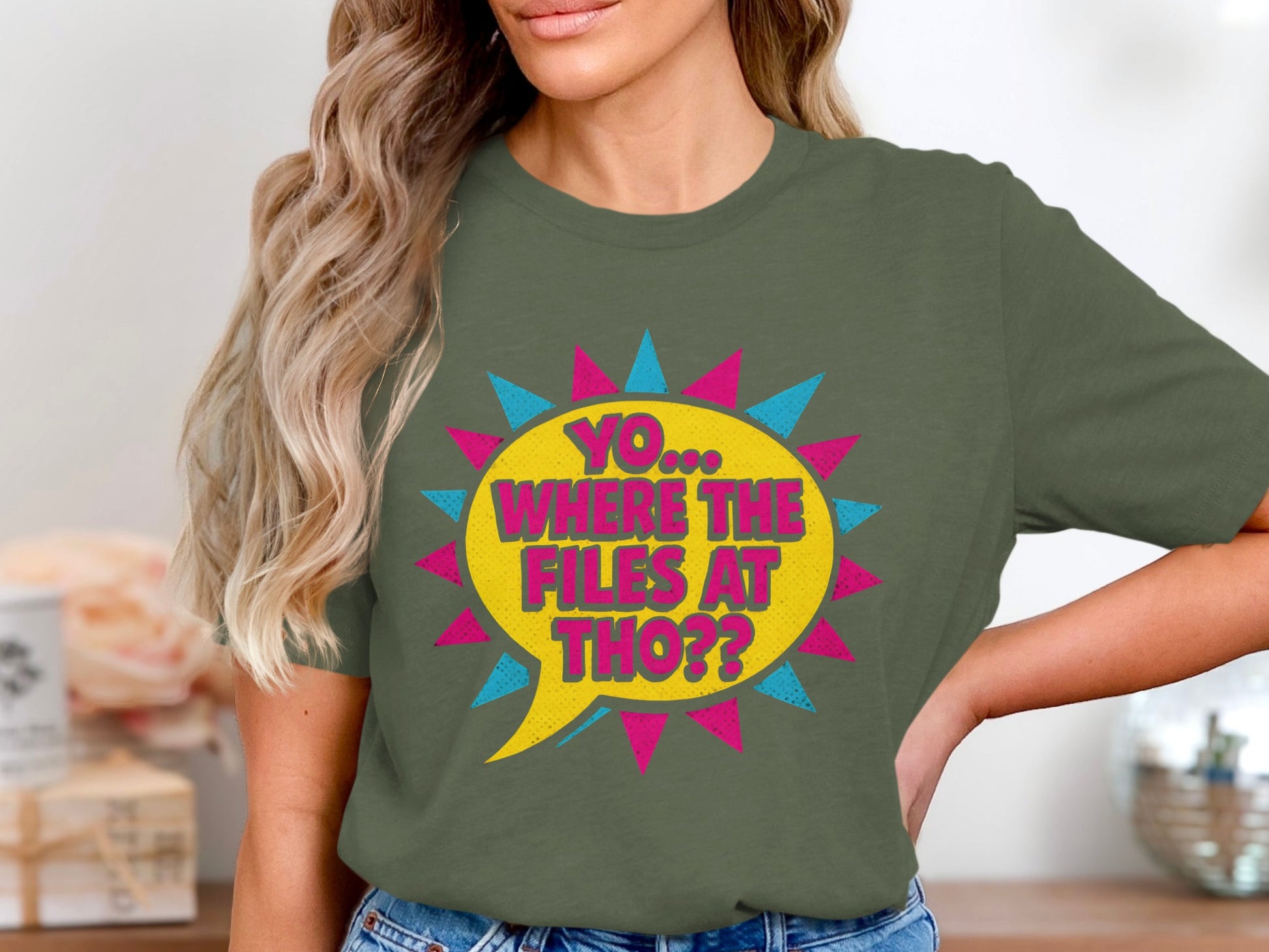 Yo... Where The Files At Tho Graphic Tee product