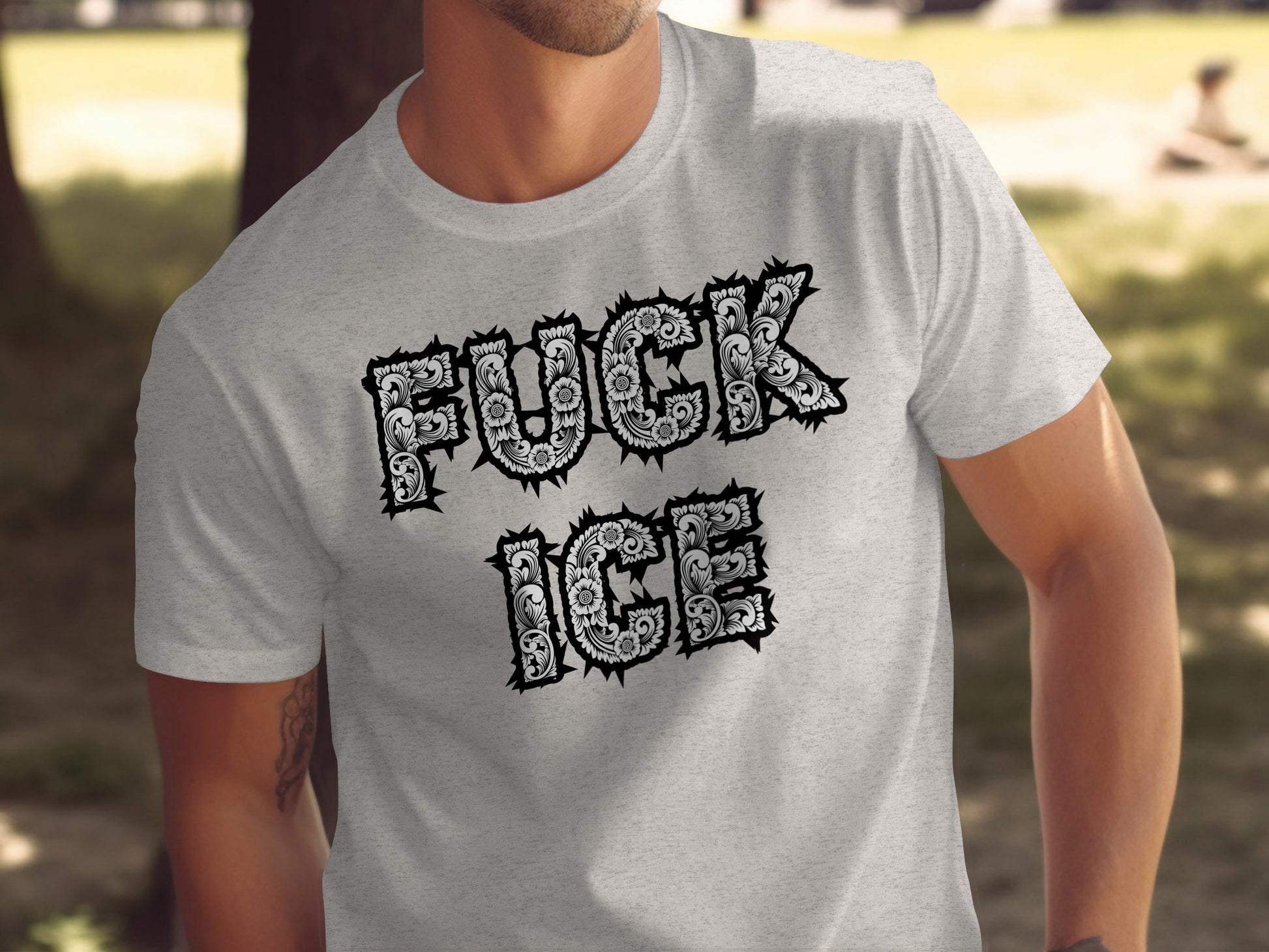 Fuck Ice Statement Tee Graphic Shirt product type