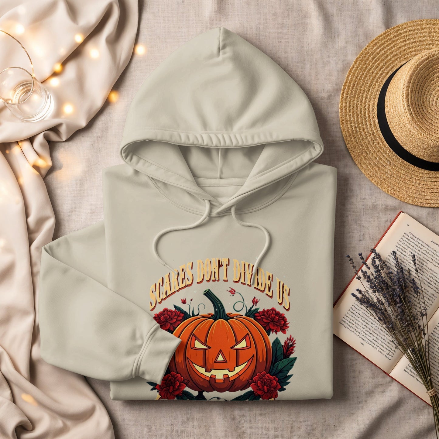 Smiles Don't Divide Us Pumpkin Themed Hoodie product