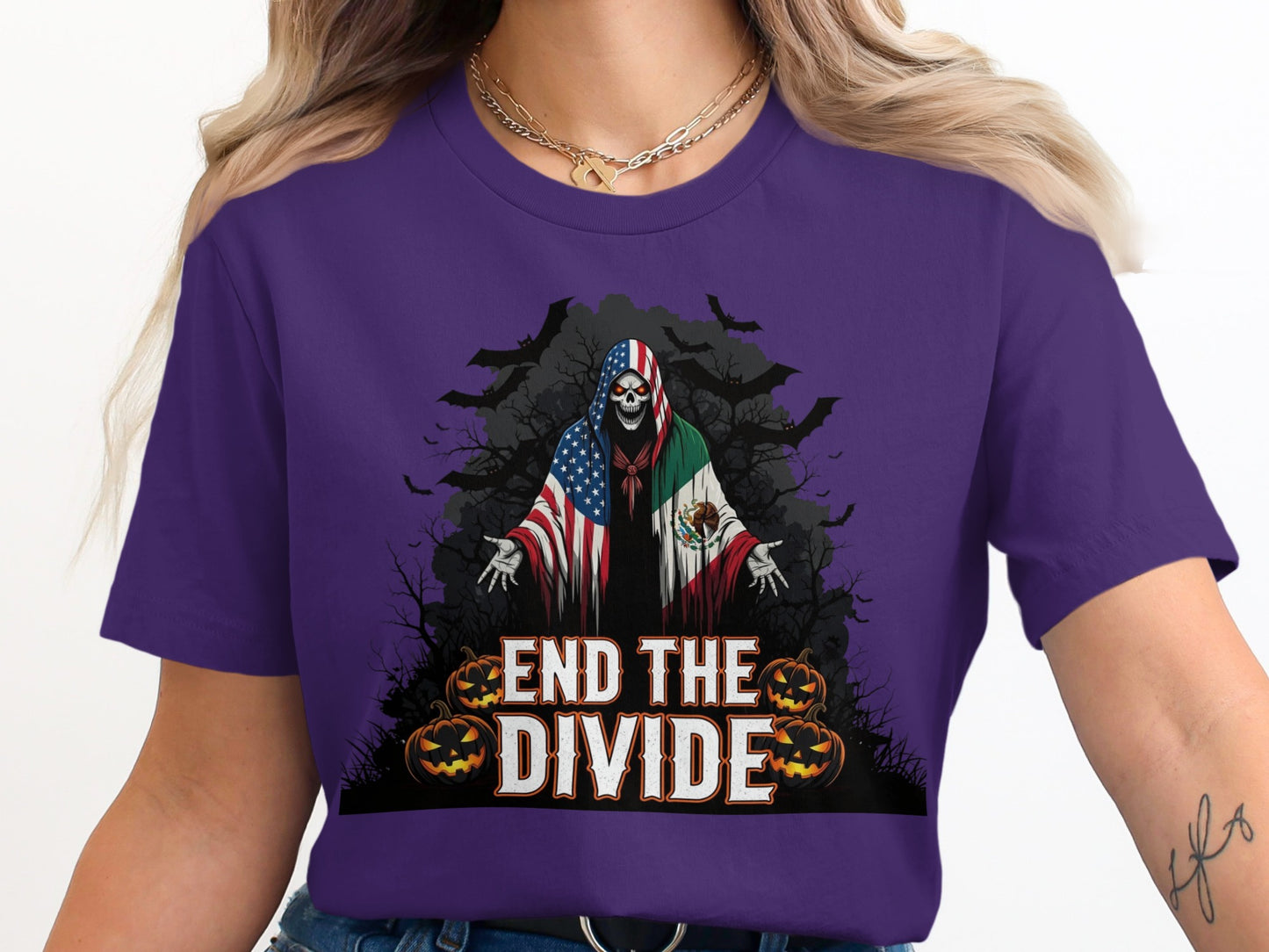 End The Divide Halloween Graphic Tees product