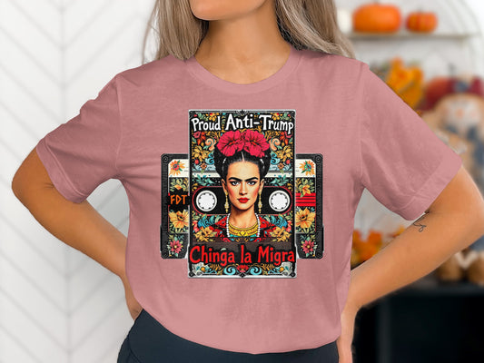 Proud Anti-Trump Chinga La Migra T-Shirt product