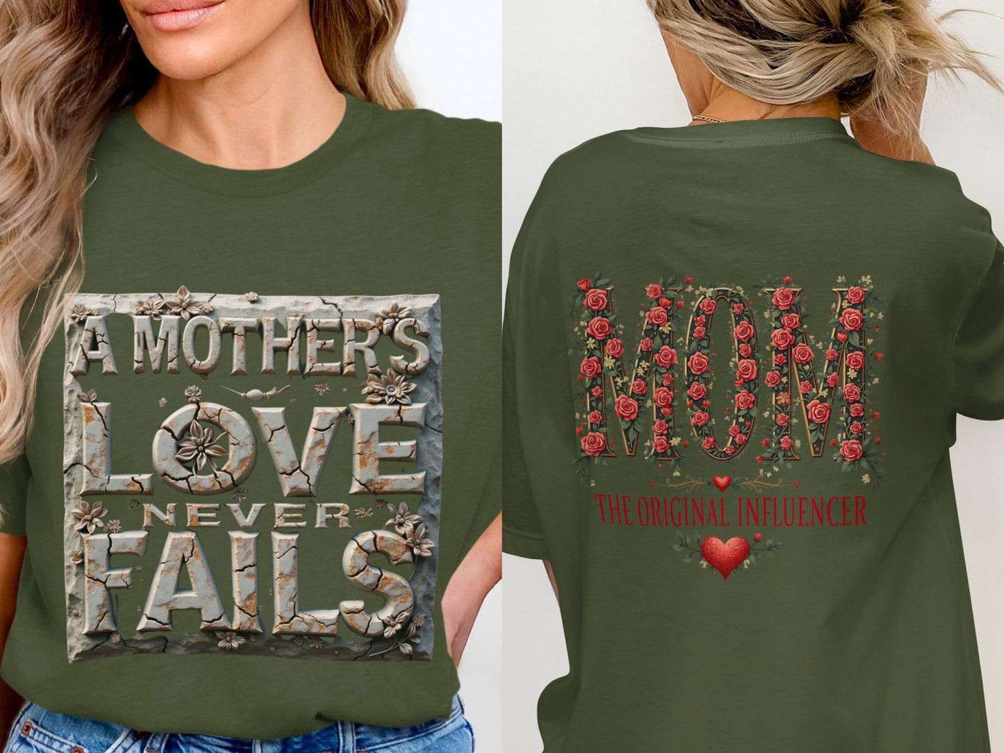 A Mother's Love Never Fails Positive Message product