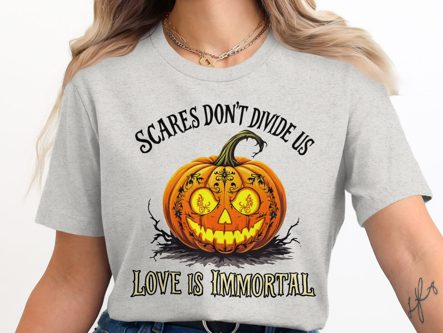 Scares Don't Divide Us Love Is Immortal T-shirt product