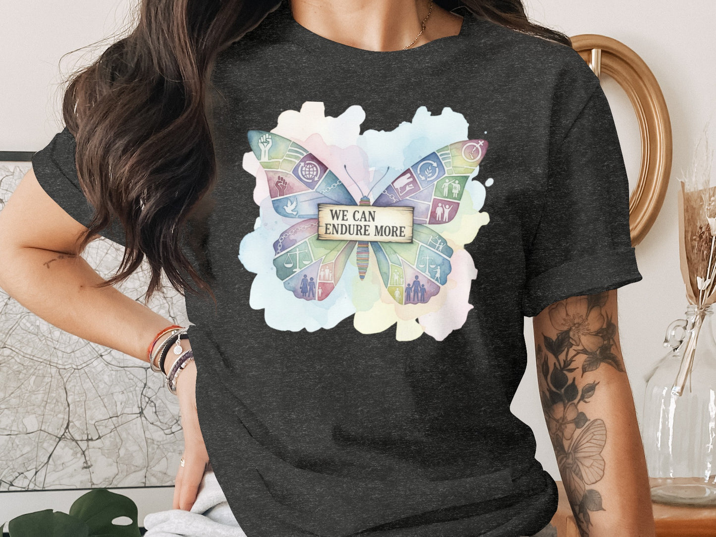 We Can Endure More Butterfly Graphic T-Shirt product type