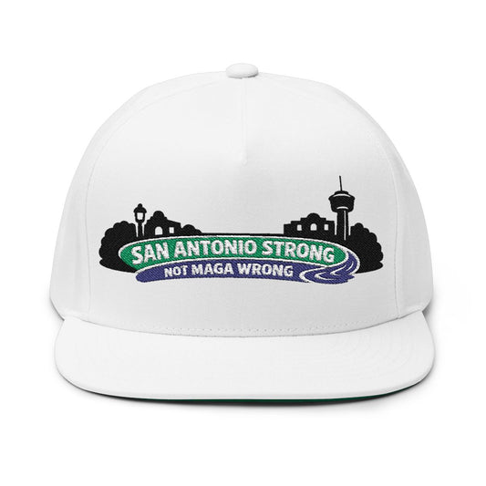San Antonio Strong Not Maga Wrong Embroidered Hat