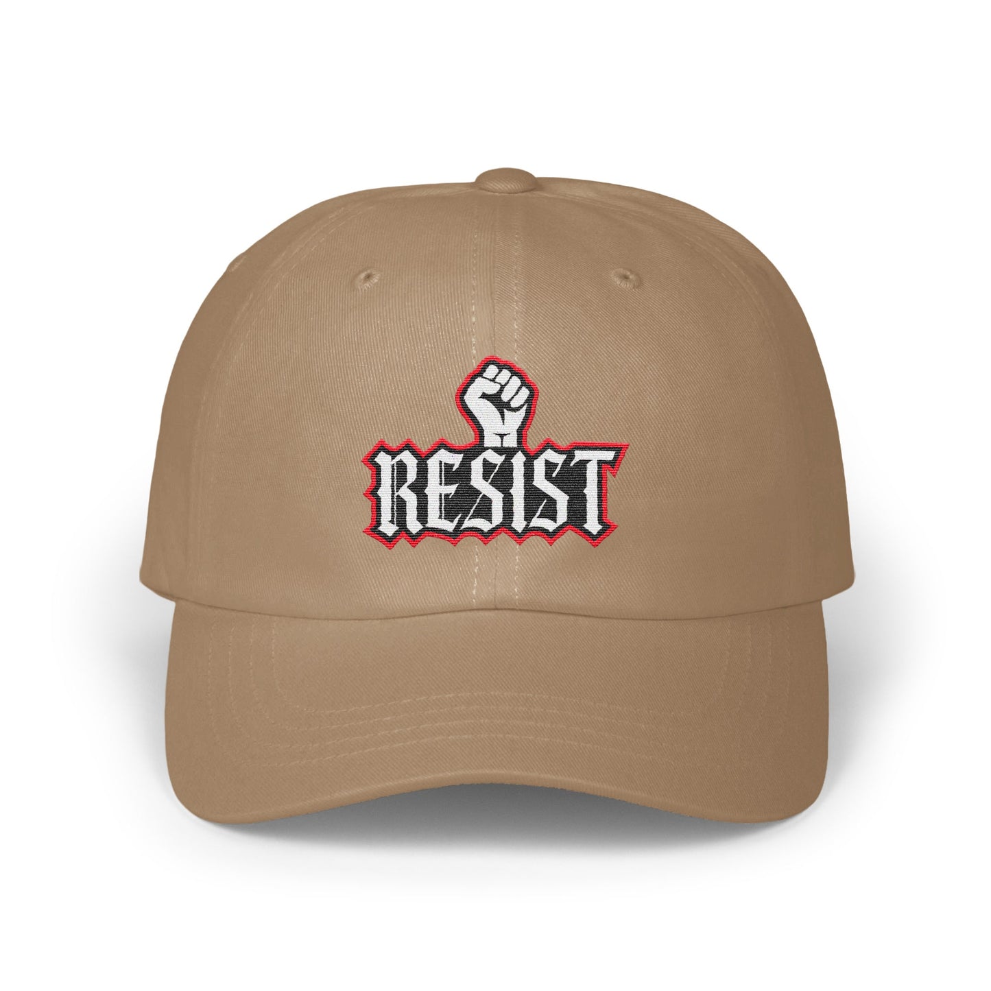 Resist Embroidered Statement Cap Hat product
