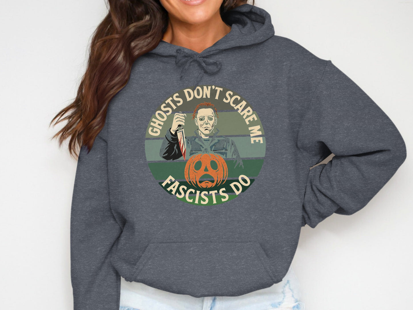 Ghosts Don't Scare Me Fascists Do Hoodie product