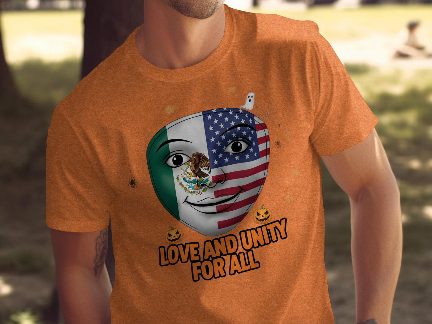 Love and Unity For All Graphic Shirt product type